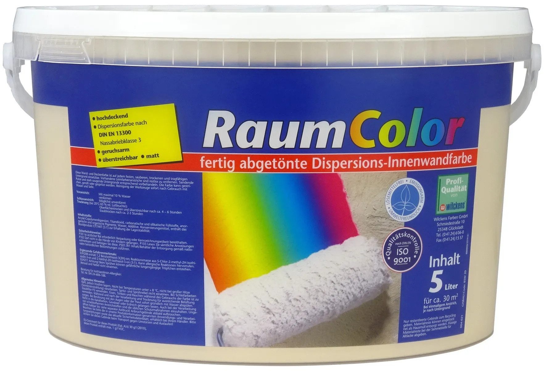 Wilckens Farben Wand- und Deckenfarbe RaumColor