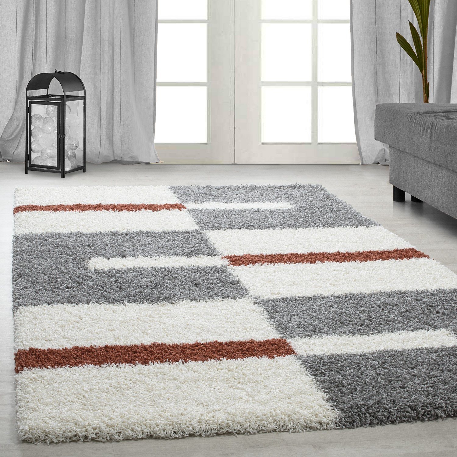 Homtex Hochflor-Teppich, 200 x 290 cm, günstig online kaufen