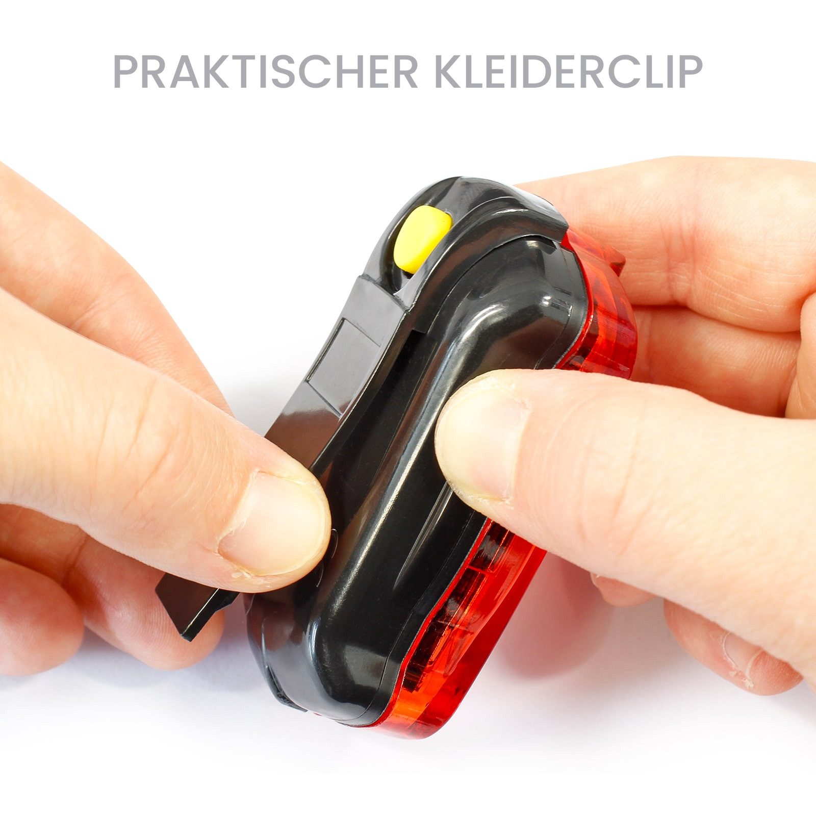 EAXUS Taschenlampe, Outdoor LED Beleuchtung rot & weiß, inkl. Halterungen, versch. Modi