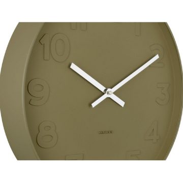 Karlsson Uhr Wanduhr Mr. Green Numbers Moss Green (37,5cm)