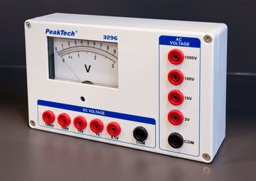 PeakTech Spannungsprüfer PeakTech P 3296: Analog Voltmeter ~ 1000V AC/DC, (1 St)