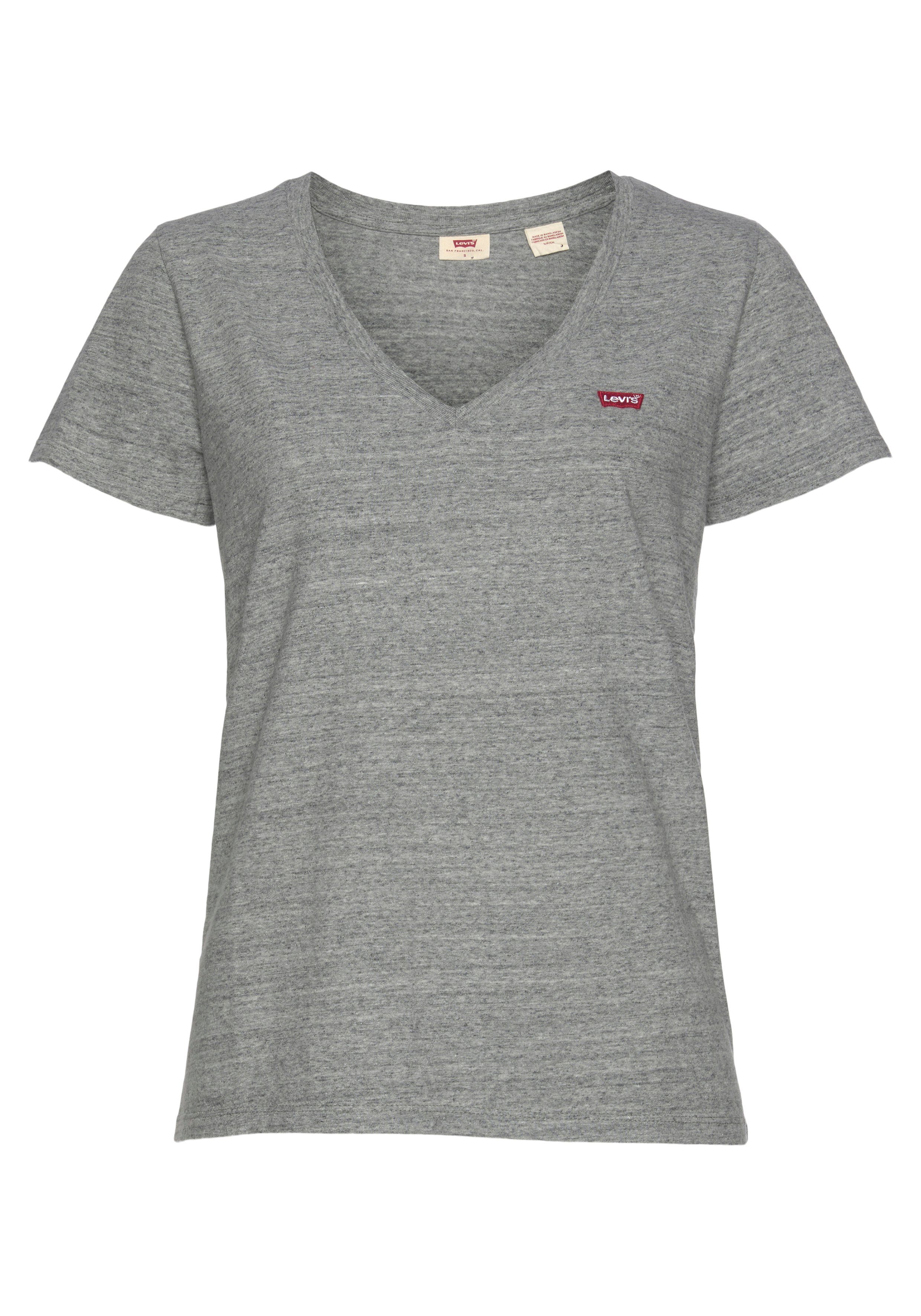 Levi's® T-Shirt grau-meliert weiß
