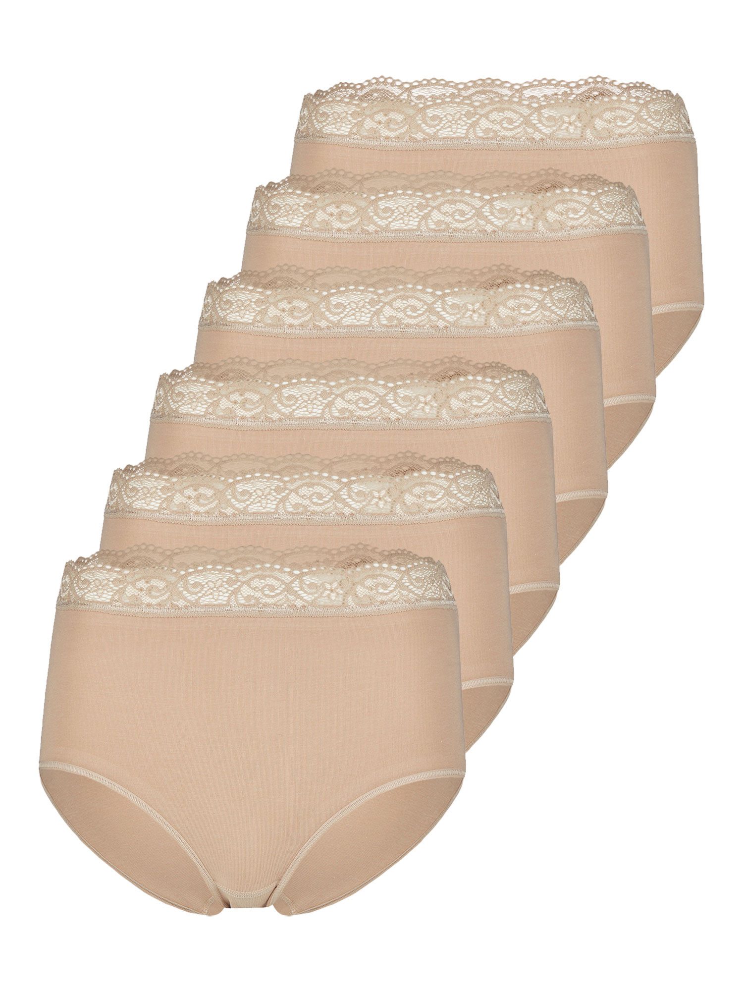 Taillenslip 6er Pack Damen Taillenslip Slipboutique