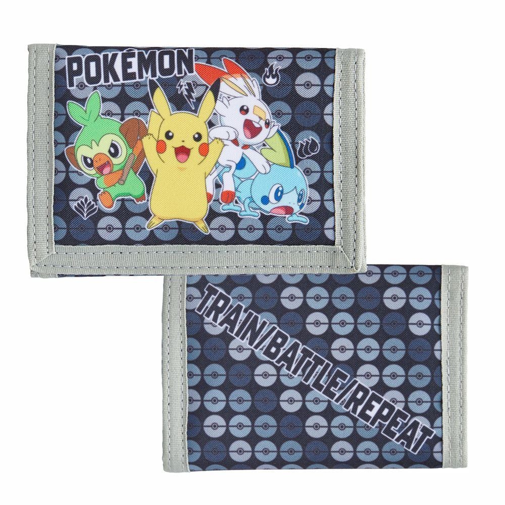 Etui 13 POKÉMON x grau Portemonnaie cm Kinder Geldbörse 9 Pokémon Geldbörse GO