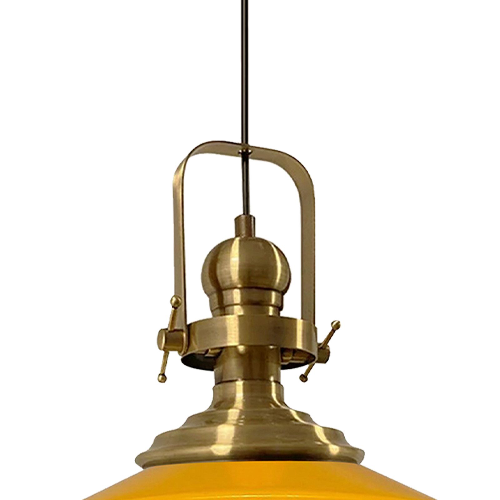 Bamyum Pendelleuchte Bamyum Pendelleuchte I Aslet l Ø41 cm E27 Metall Vintage Lampe, ohne Leuchtmittel