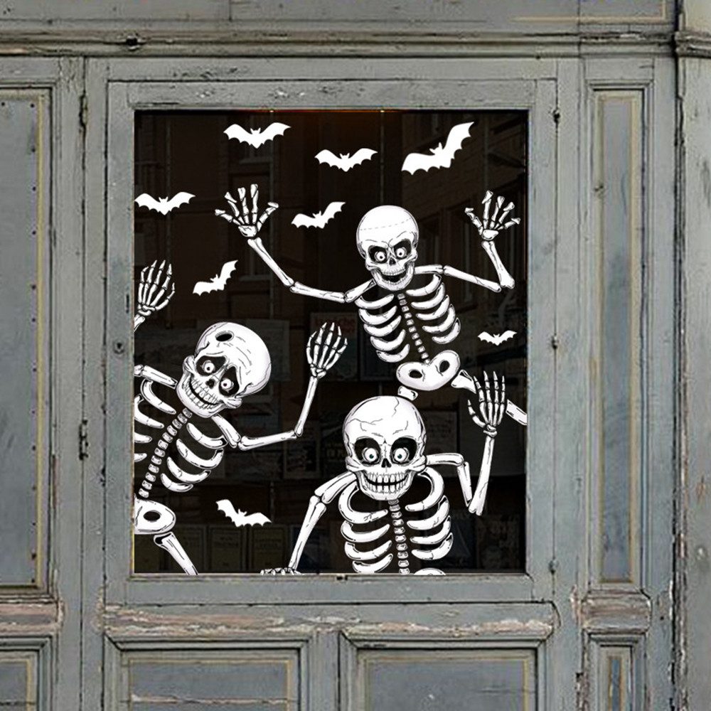 Coonoor Fensterfolie 15 Stück Halloween Fensterbilder,Halloweendeko günstig online kaufen