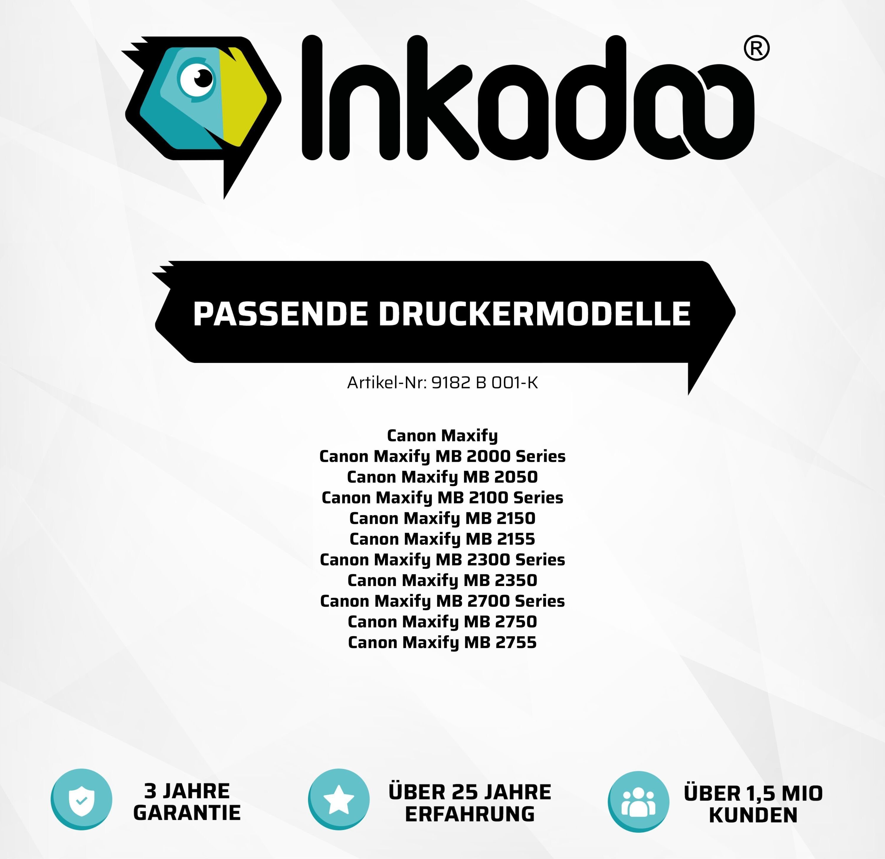 Inkadoo Inkadoo PGI-1500XL Tintenpatrone Canon Gelb Tintenpatrone