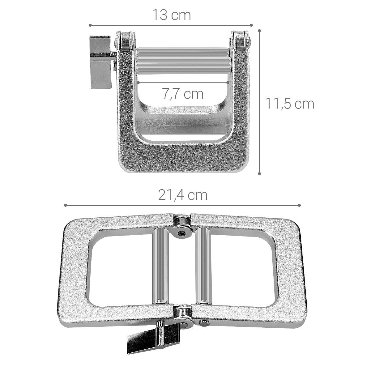 kwmobile Badaccessoire-Set Metall-Tubenpresse - Für Farben, Kleber, Kosmetik, Lebensmittel, 1 tlg., Tubenquetscher Maschine