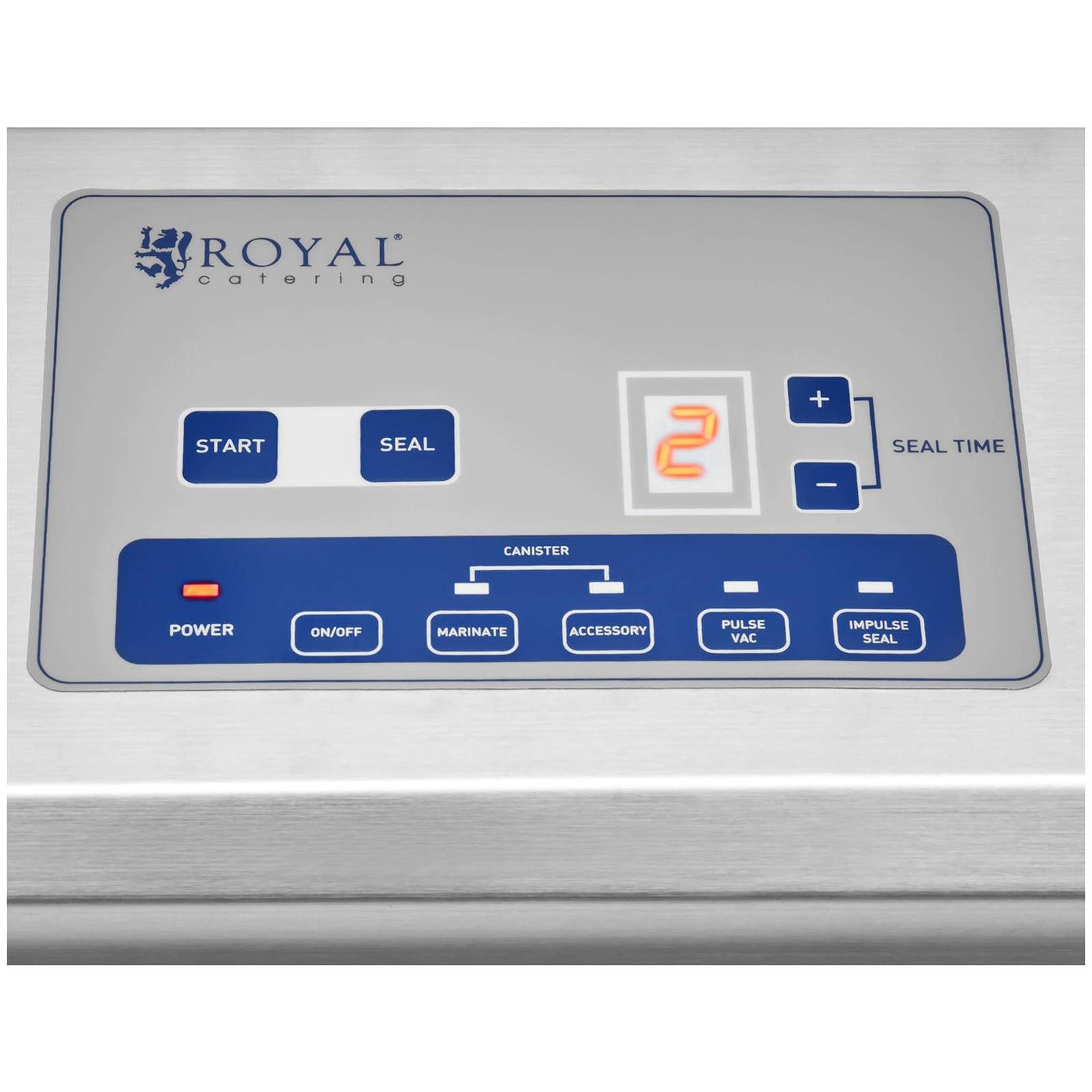 Royal Catering Vakuumierer 31 cm Beutelbreite Vakuumiergerät Folienschweißgerät Vakuummaschine, 580W