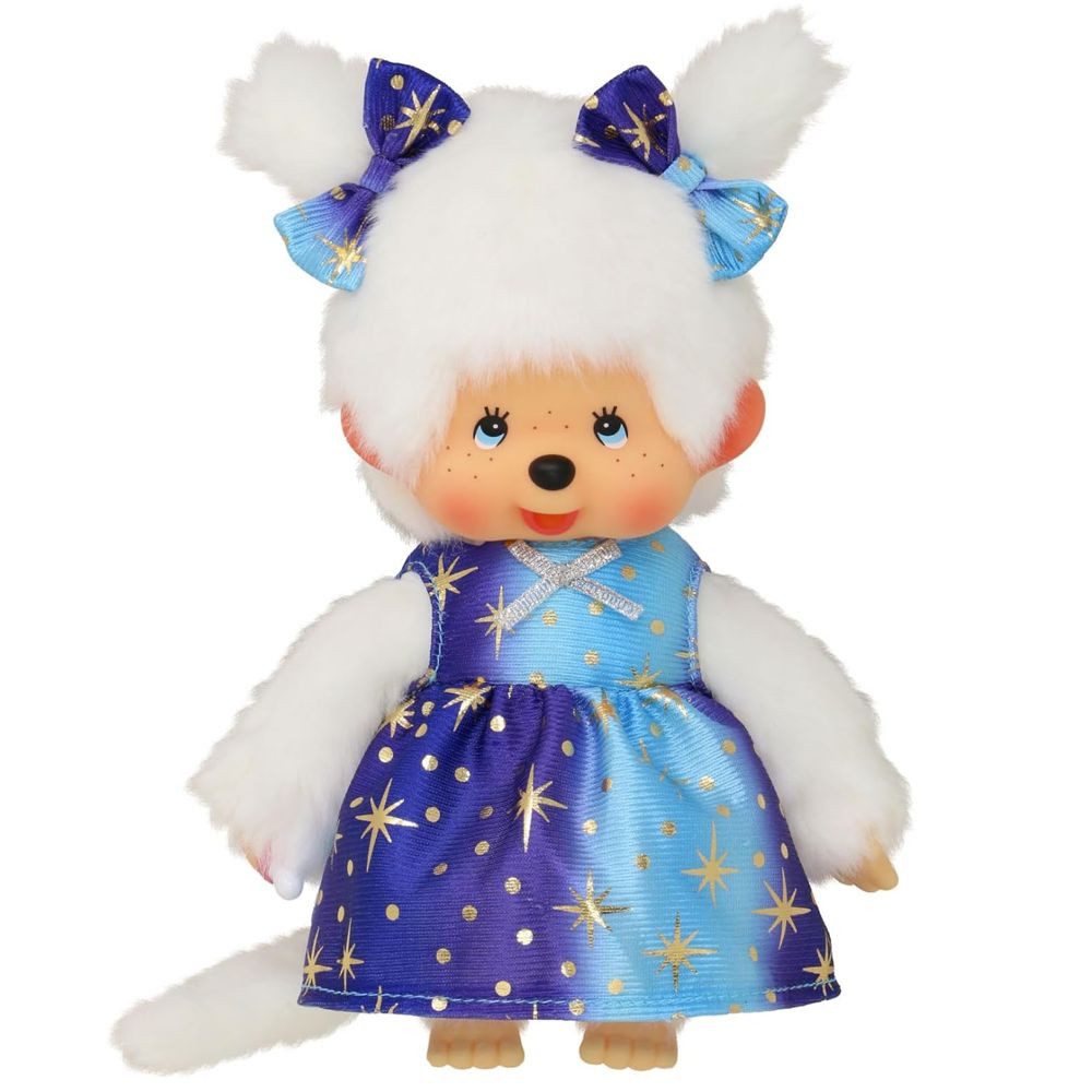 Monchhichi Plüschfigur Mädchen im Sternenlicht-Kleid 20 cm Monchhichi Puppe günstig online kaufen