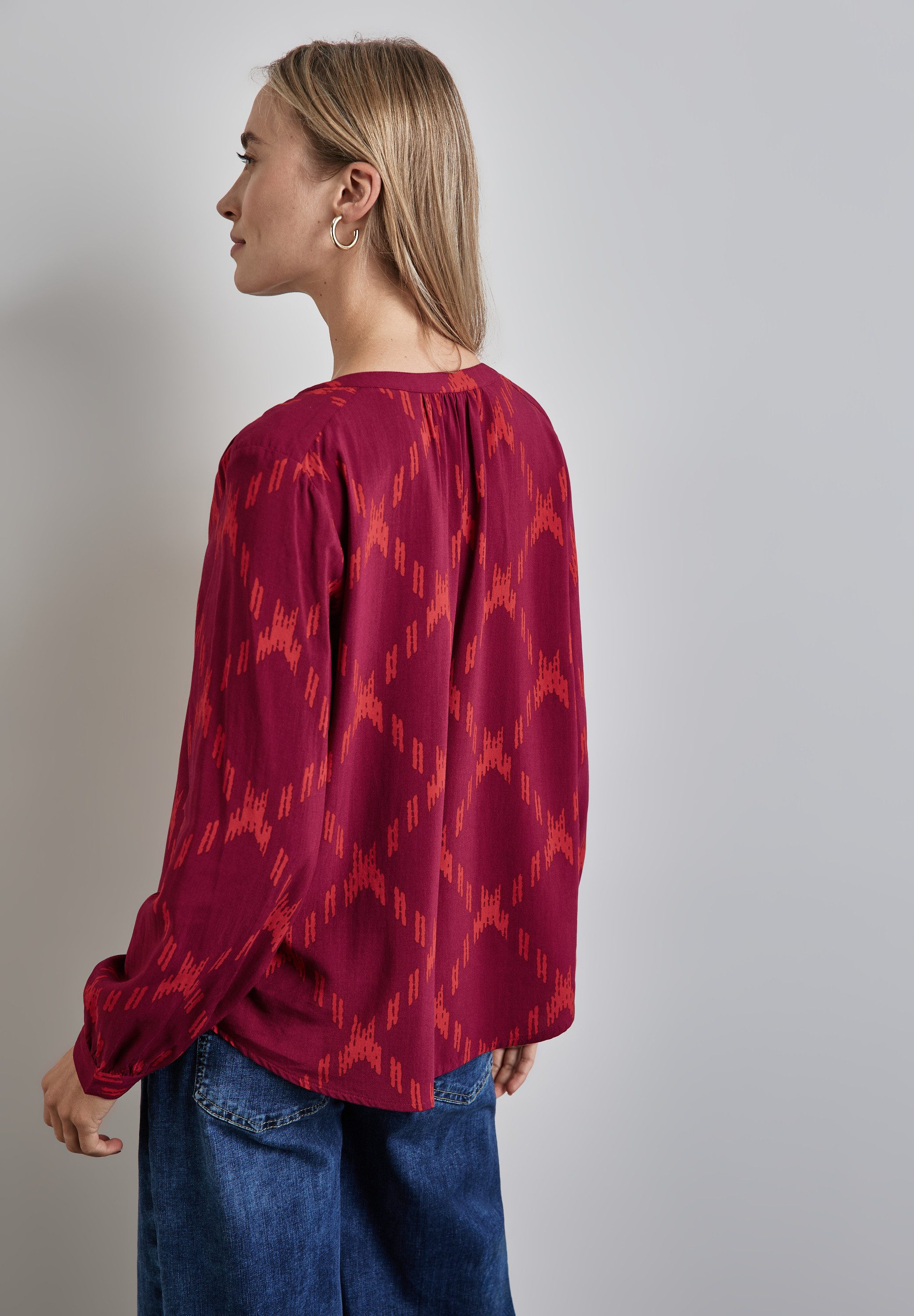 STREET ONE Langarmbluse im Tunika-Stil, mit günstig online kaufen