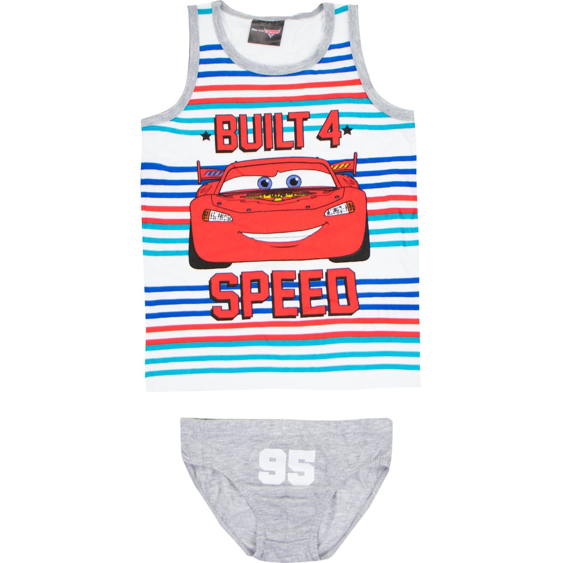 Cars Unterhemd Cars Unterhemd & Unterhose Set Cars Design 100% Baumwolle