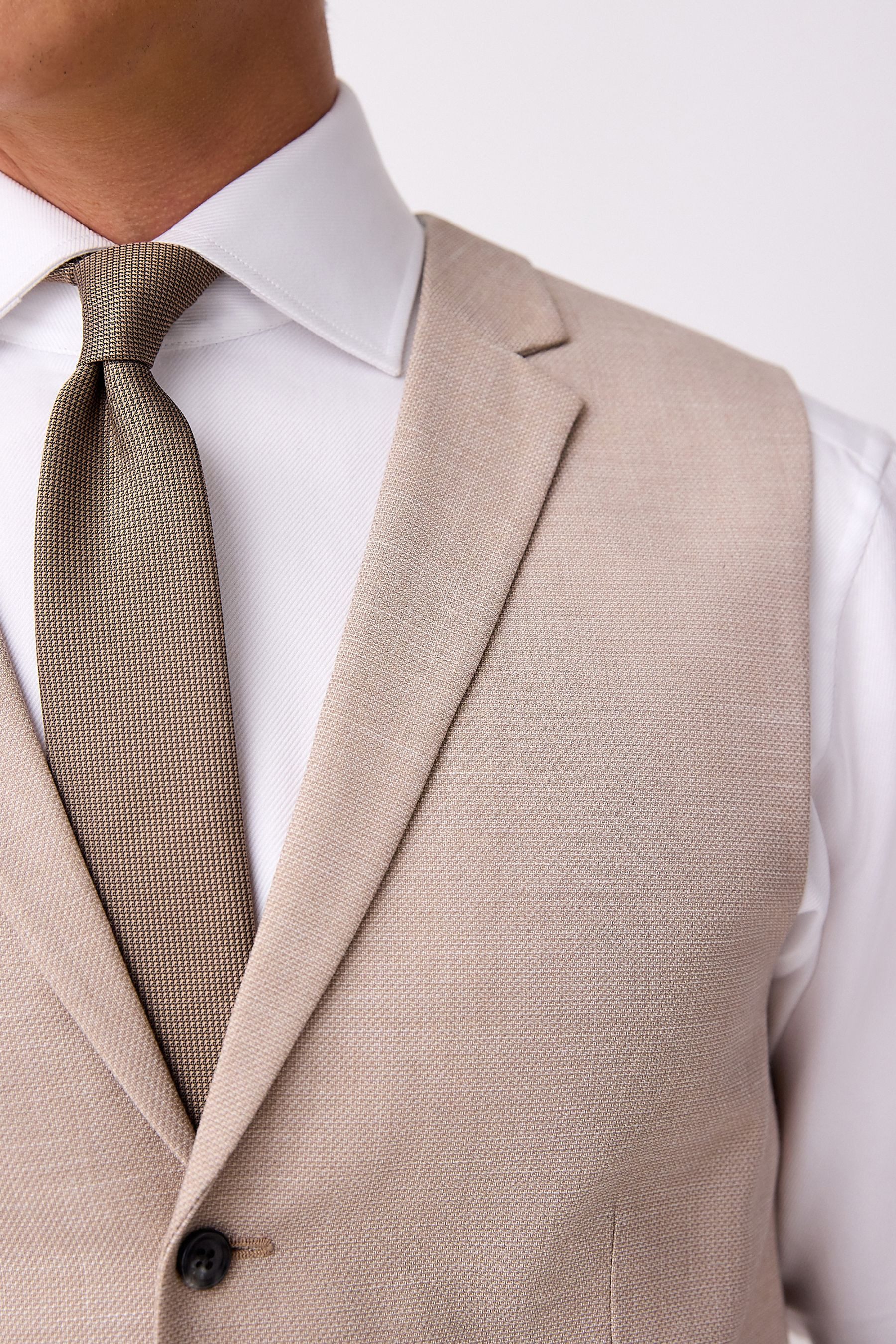 Next Anzugweste Texturierte Anzugweste (1-tlg)