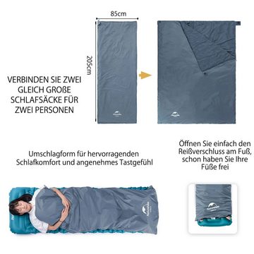 Naturehike Schlafsack Hüttenschlafsack Sommerschlafsack,Ultraleicht (1 tlg), Temperatureinstufung: 8 ° bis 15 °