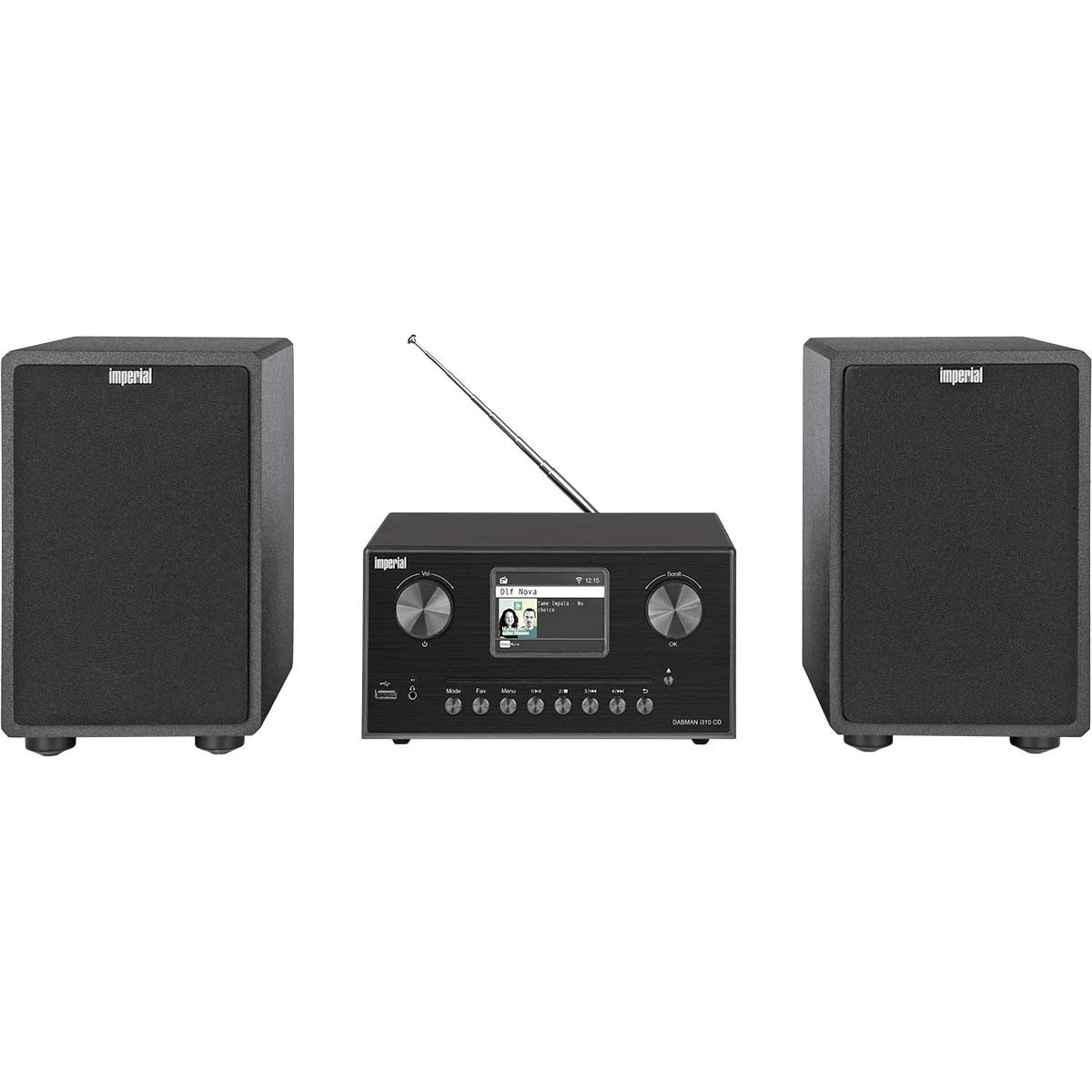 IMPERIAL 22-329-00 Radio (Internet Radio, 40 W, DAB+, CD/MP3, Bluetooth und Internetradio. Compakt für Wohnräume)