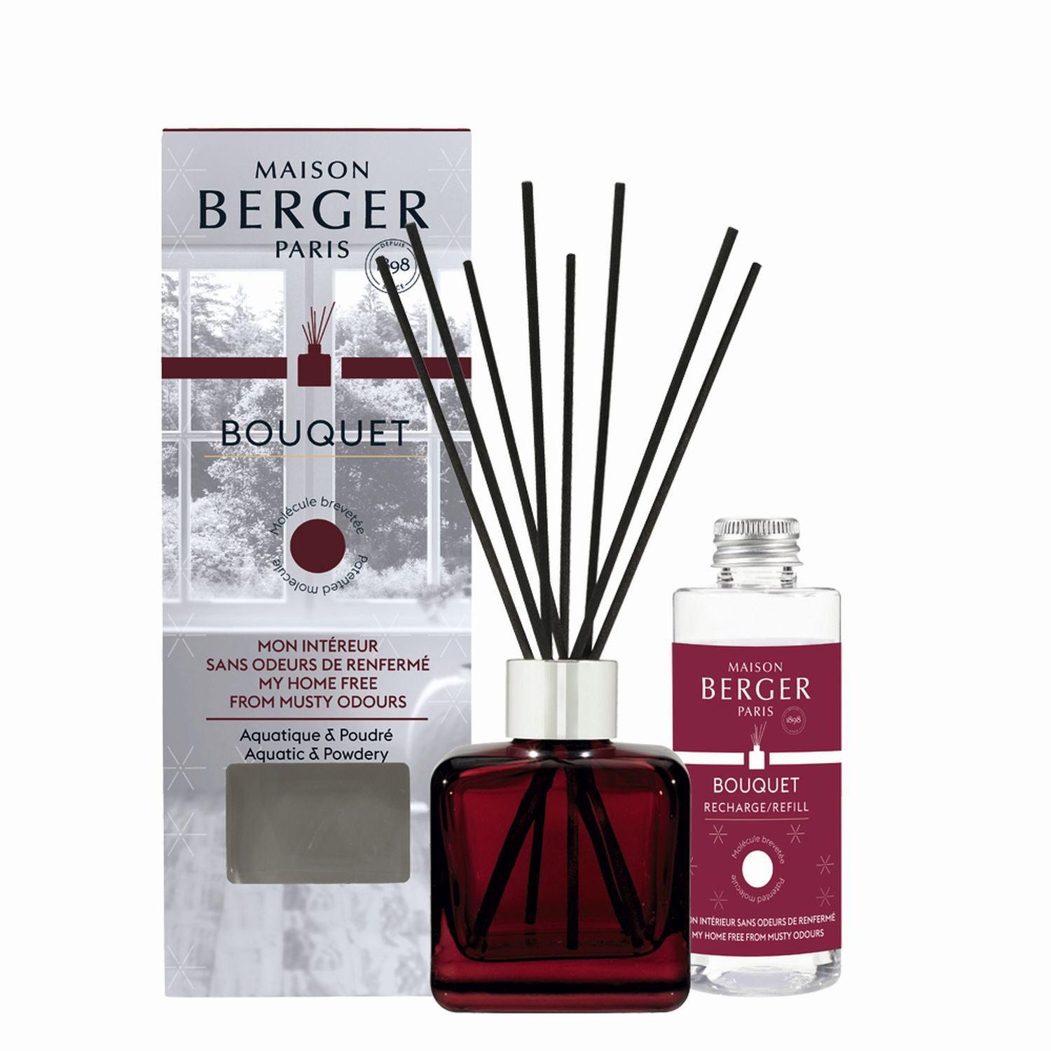 MAISON BERGER PARIS Raumduft Bouquet mit Nachfüller Mein Zuhause ohne muffige Gerüche 100 ml