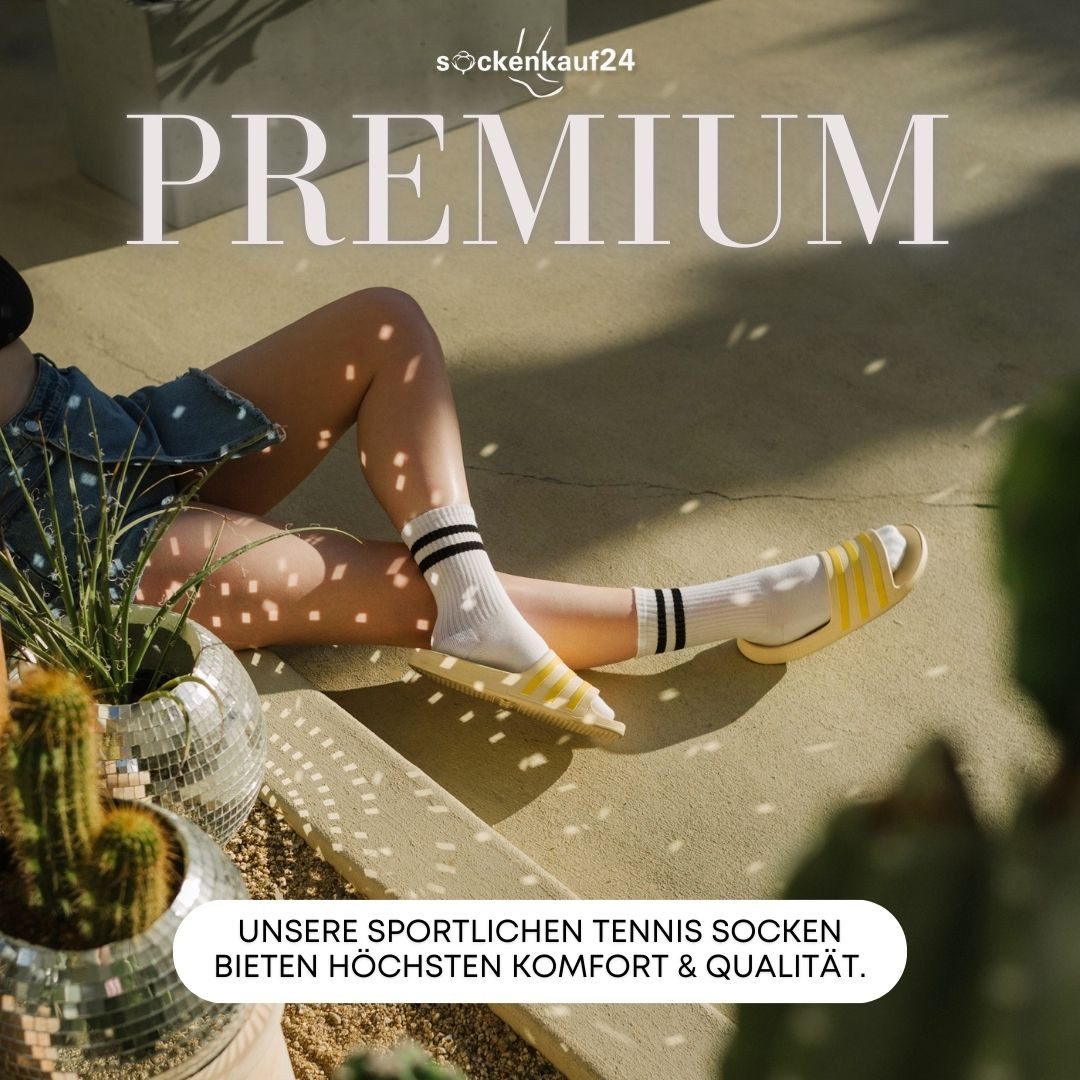 sockenkauf24 Tennissocken Sportsocken Damen & Herren Atmungsaktive Premium Crew Socken (5 Paar) verstärkte Ferse & Fußspitze, gepolsterte Sohle, Baumwolle