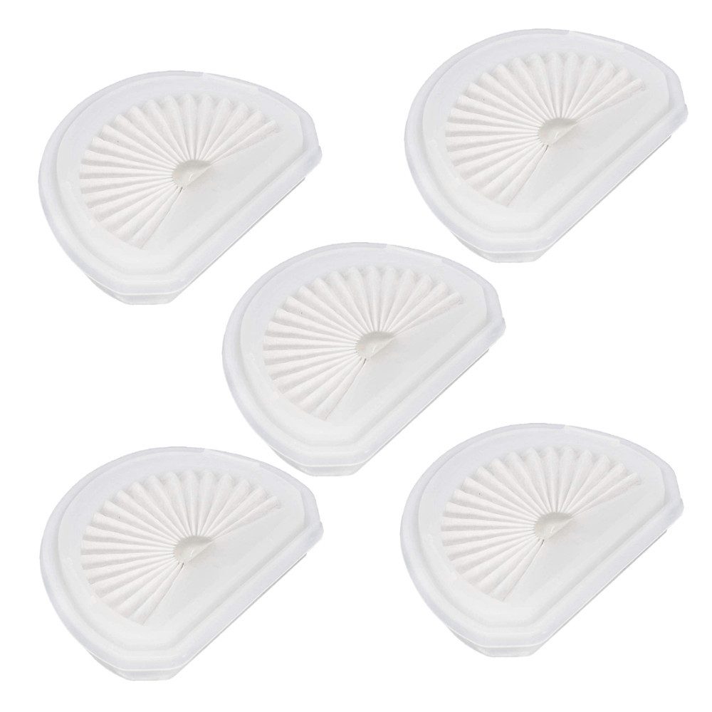 Trade-Shop Ersatzfilter 5x passend für Black & Decker Dustbuster DVA315J DVA315JF DVA315JBHPC, Zubehör für Black & Decker VPF30, N600601, VLPF10, N575266, Ersatzteil für Staubsauger