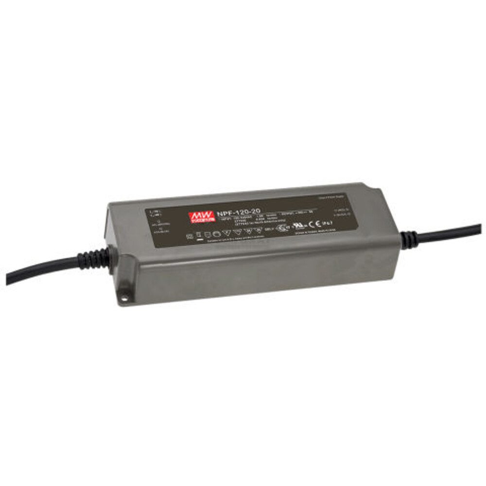 "NPF-120-15" 15V, Kunststoff, 120W, wassergeschützt, Niedervolt, IP67 LED Trafo