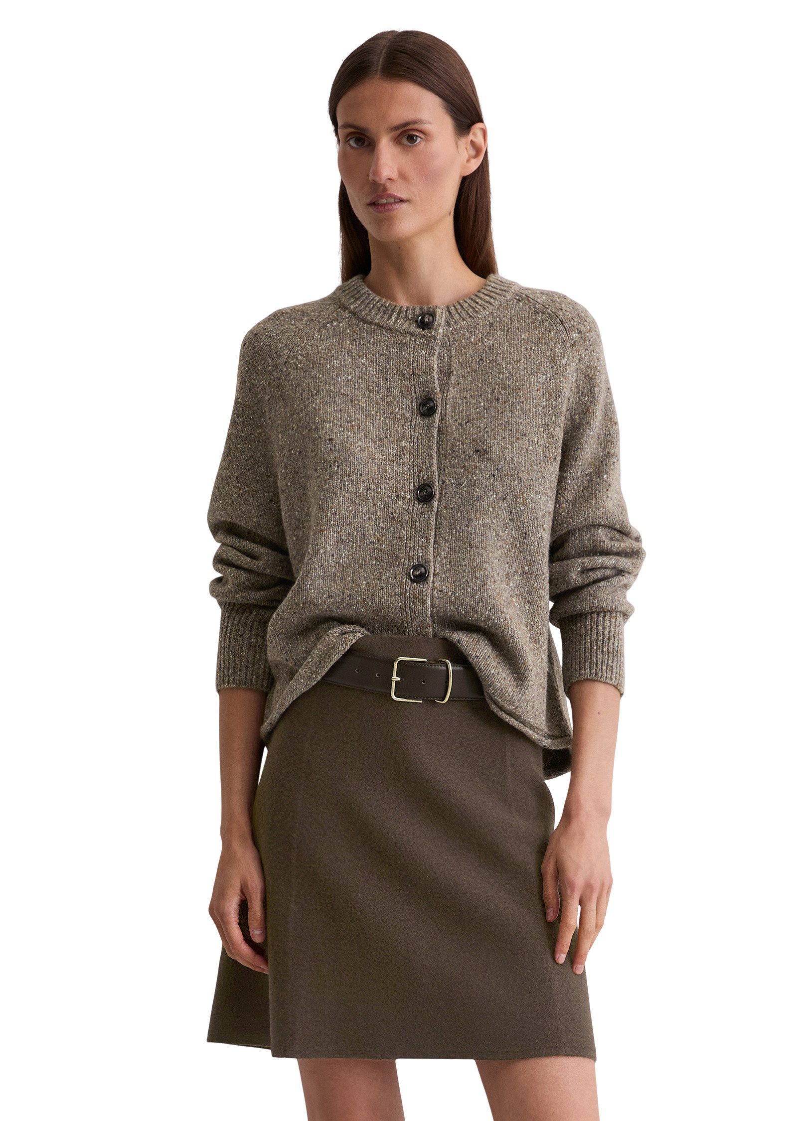 Marc O'Polo Cardigan aus Schurwolle-Mix günstig online kaufen