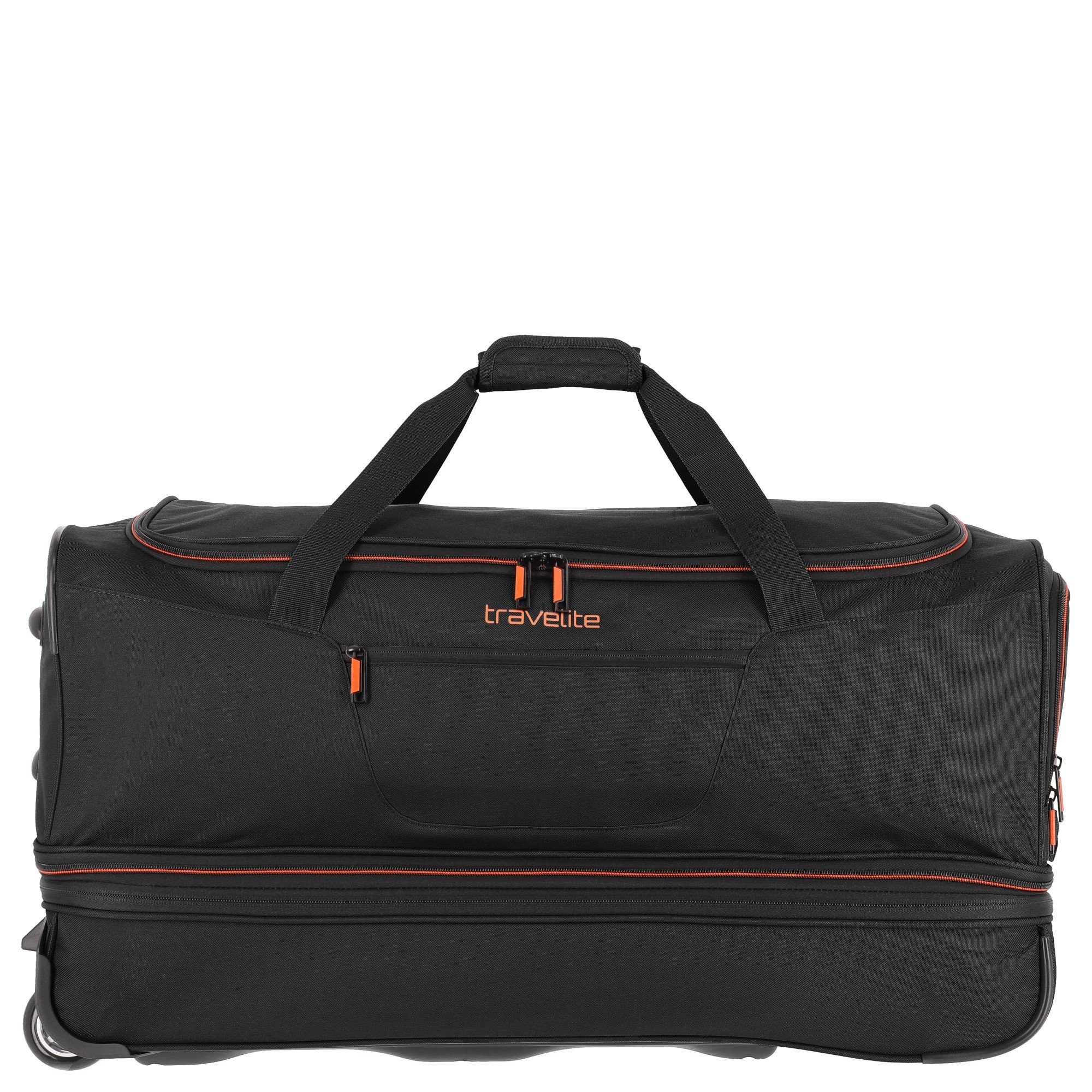travelite Reisetasche Basics - Rollenreisetasche 98L 70 cm (1-tlg) black