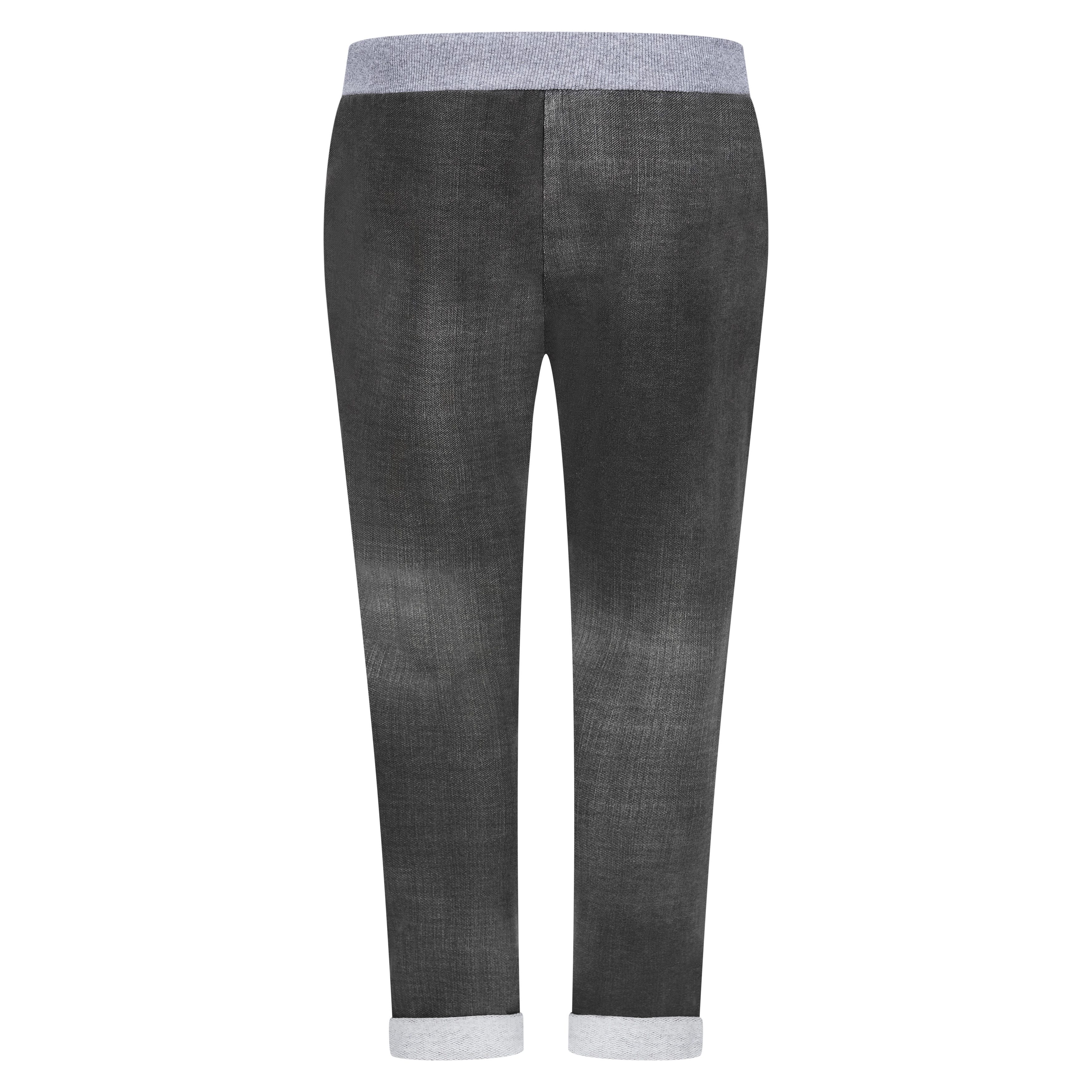 Mississhop Jogginghose Damen Hose Blumen Jogginghose Baumwolle gemustert Gr. S/M 287