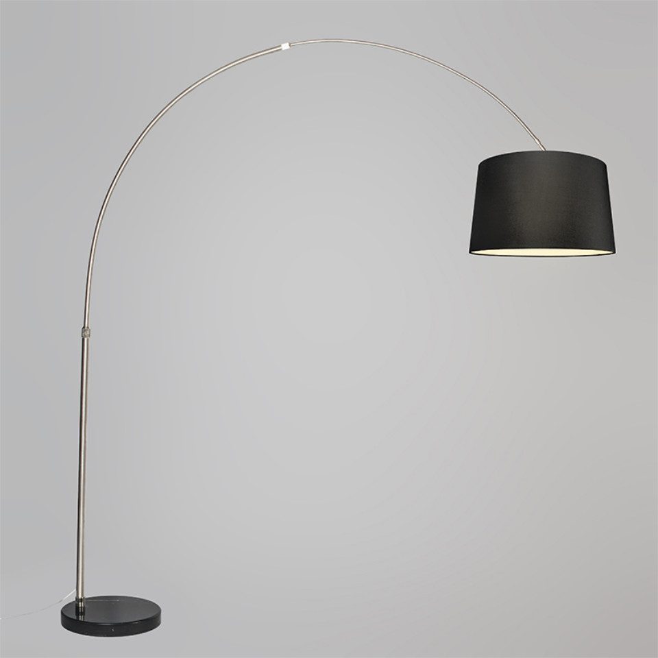 Qazqa Stehlampe Booglamp XXL, ohne Leuchtmittel, günstig online kaufen