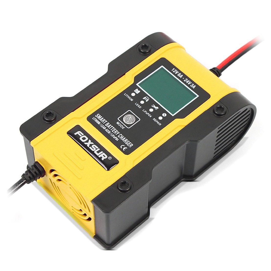 Lumitecs Motorrad Batterie Ladegerät IO5 Automatik Lithium / Blei 3/6A Autobatterie-Ladegerät