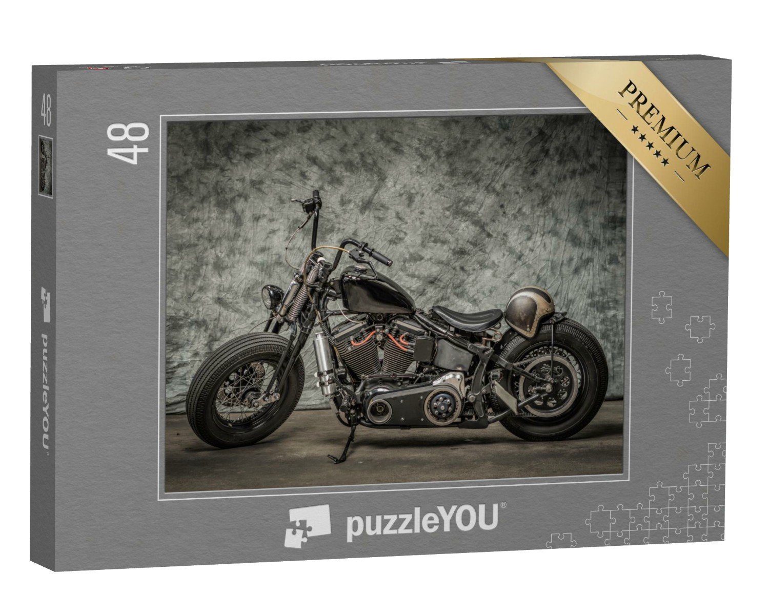 puzzleYOU Puzzle Harley Davidson, 48 Puzzleteile, puzzleYOU-Kollektionen Vintage, Historische Bilder