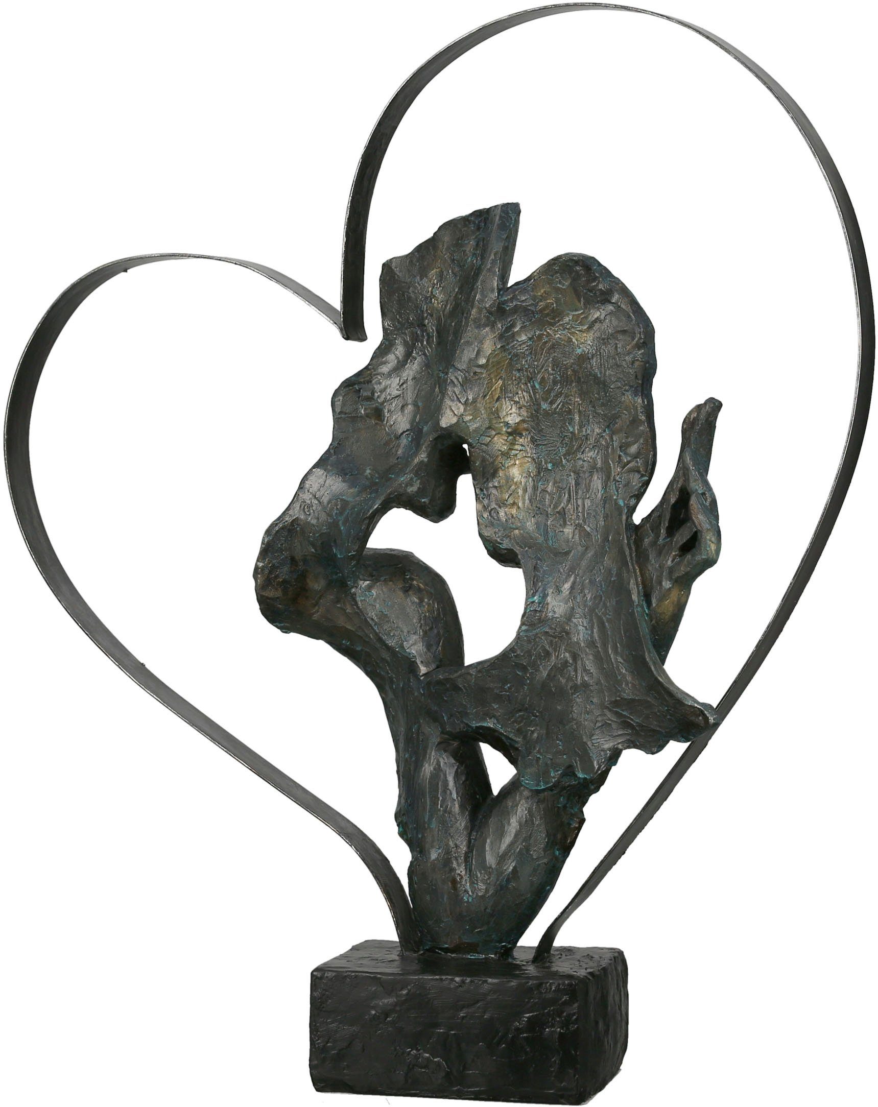 GILDE Dekofigur bronzefarben/braun, bronzefarben/braun Polyresin (1 St), Skulptur Essential,