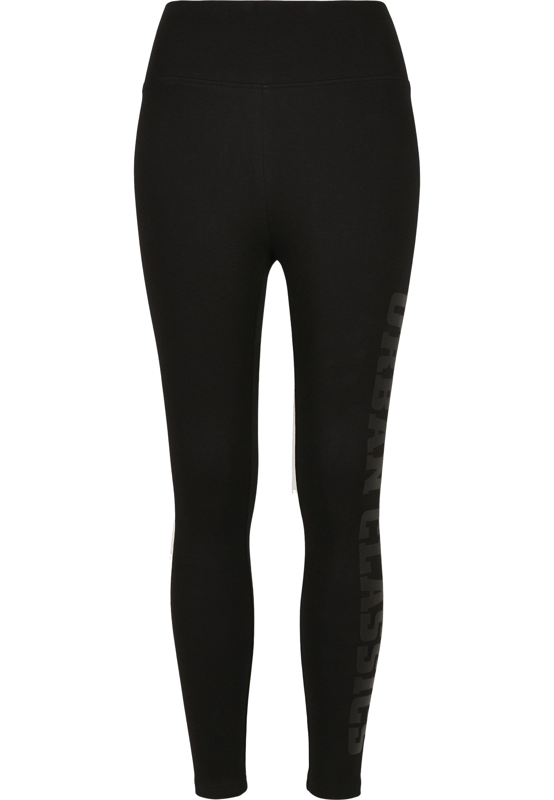 Leggings Urban Classics Damen Ladies High Waist Branded Leggings