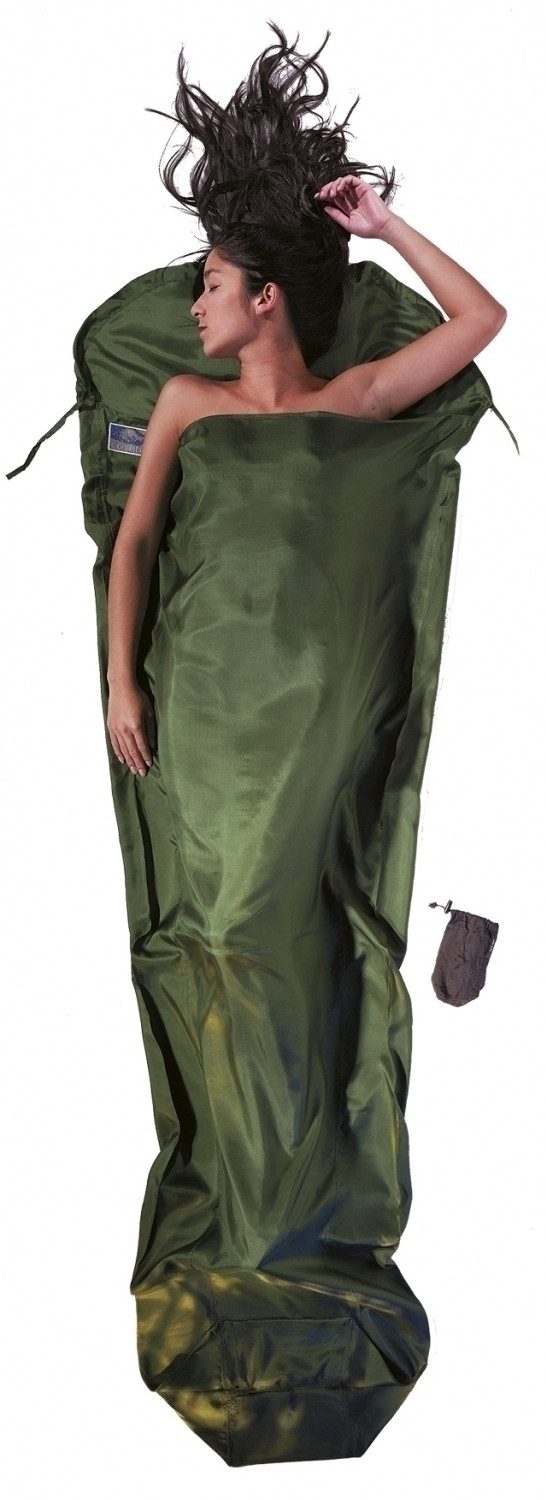 Cocoon Schlafsackinlett Cocoon MummyLiner Seide Hüttenschlafsack (Wärmeleistung +5,3°C / Ma