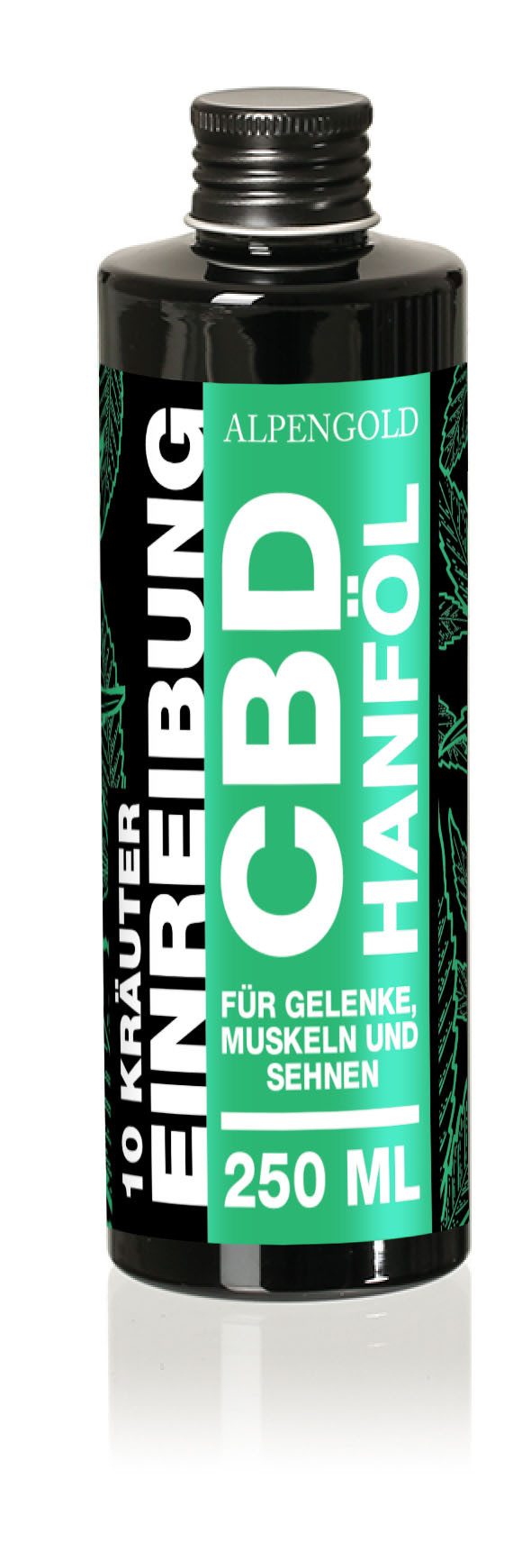 Alpengold Körperpflegemittel 10-Kräuter Einreibung CBD