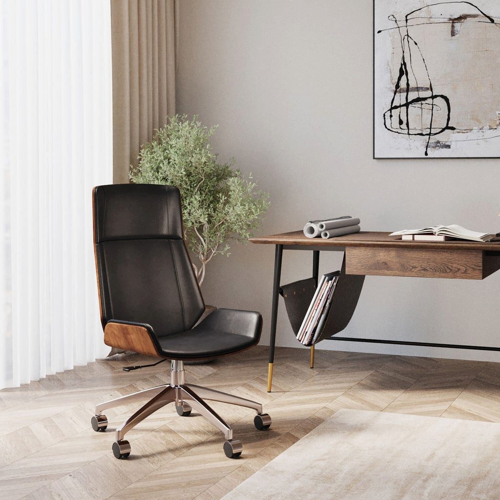 Kare Design Bürostuhl Rouven, Höhenverstellbar, 360 Grad drehbar