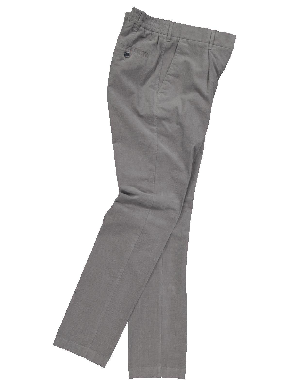 ENGBERS GERMANY Chinos ENGBERS GERMANY Herren Chino in softer Cord-Qualität, Grau
