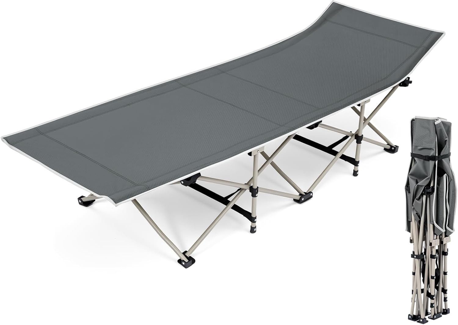 Youyijia Feldbett Queiting Tragbares XL Feldbett Campingbett Outdoor Klappbett