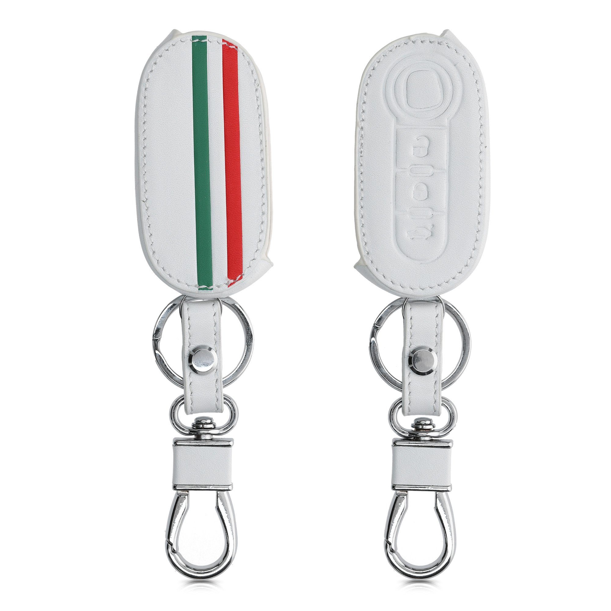 kwmobile Schlüsseltasche Autoschlüssel Hülle für Fiat Lancia, Kunstleder Schutzhülle Schlüsselhülle Cover | Schlüsseltaschen