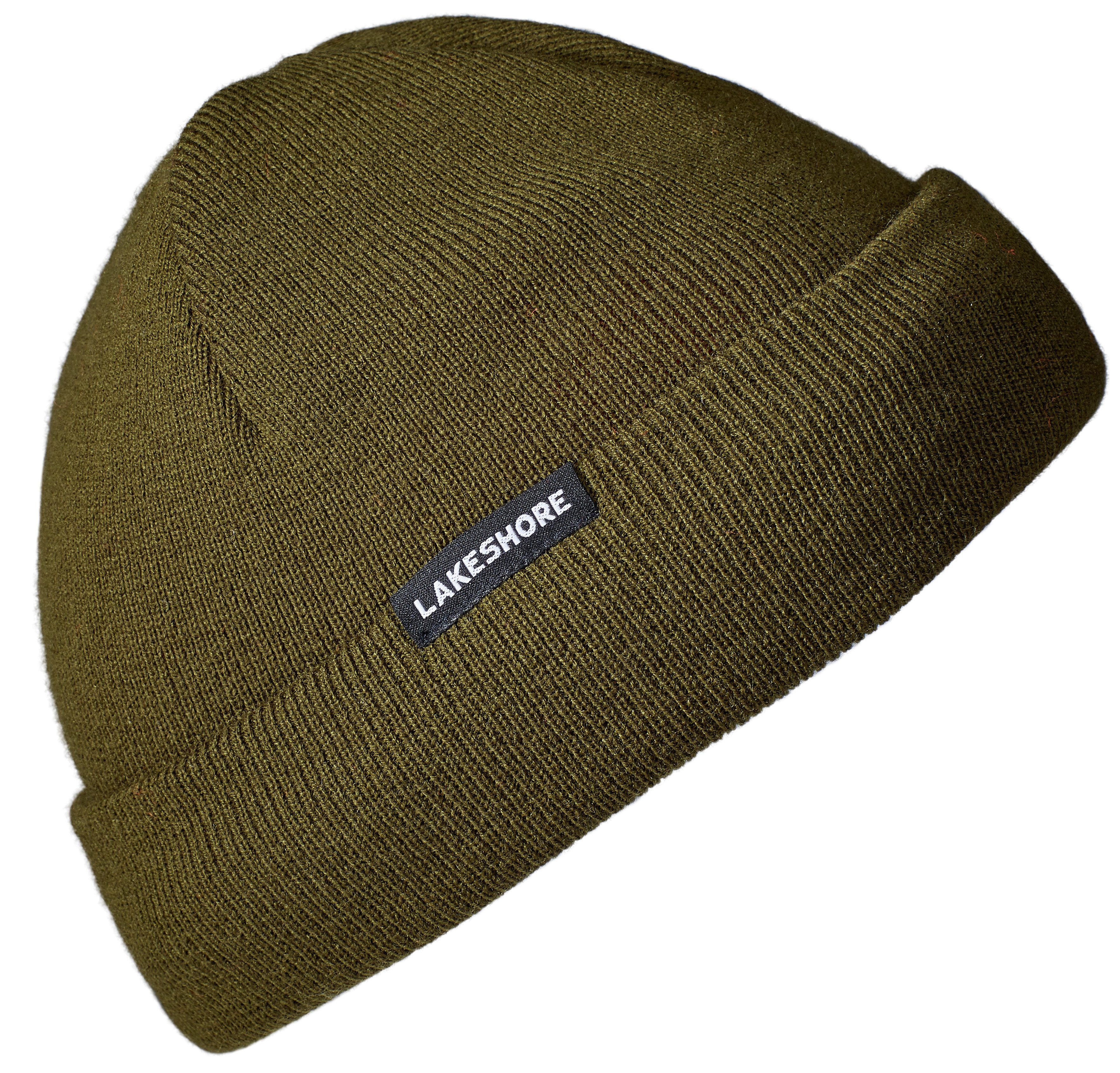 Lakeshore Strickmütze Jagd Wendemütze, Ideal für die Drückjagd, 2 farbig Orange und Olive – Bild 4 von 4