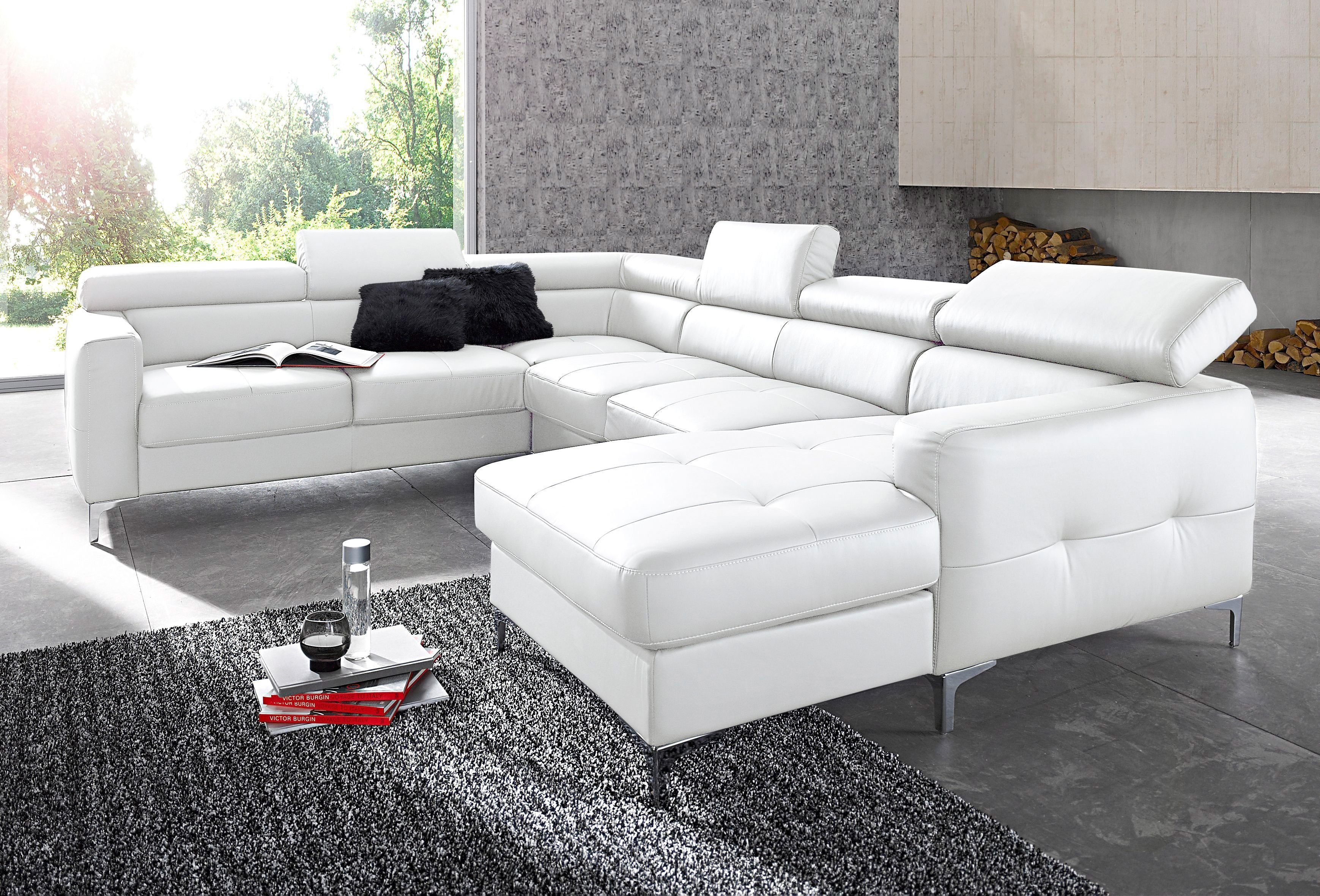 COTTA Polstergarnitur "Sammy U-Form", (Set, Tiefe der Recamiere 169 cm), Se günstig online kaufen