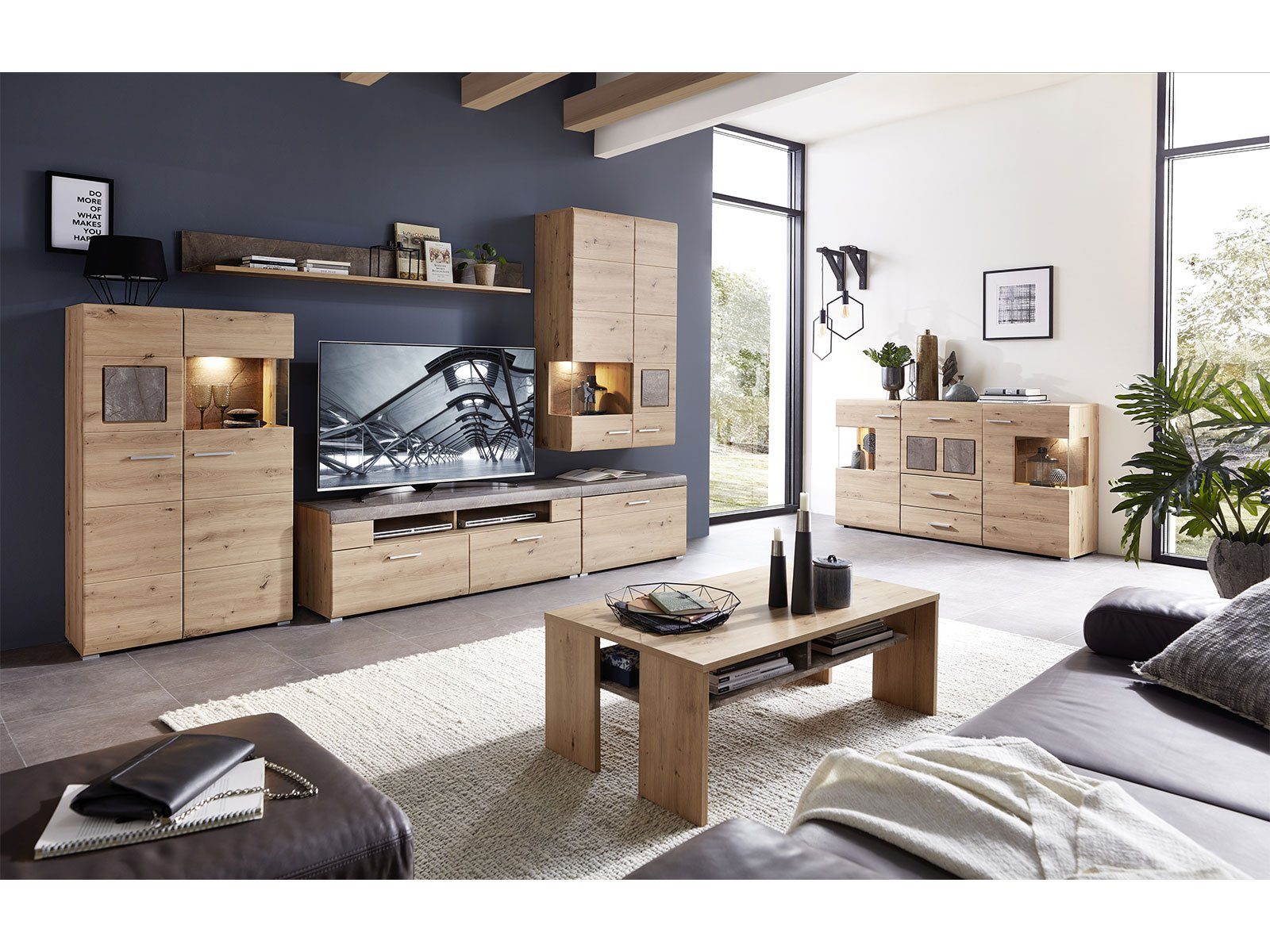 freiraum Vitrine Springhill 80 x 139 x 37 cm (B/H/T)