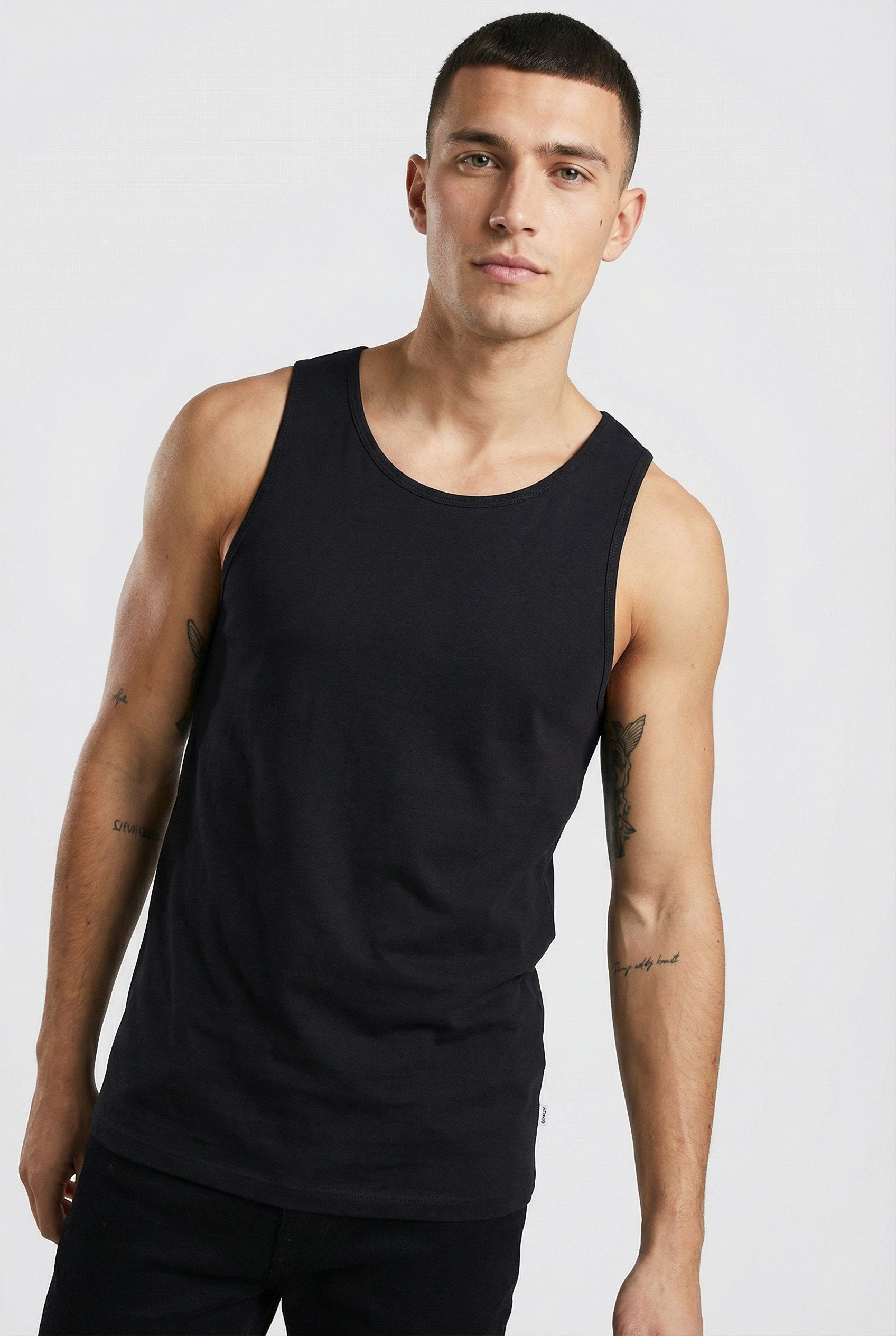 Jack & Jones Muscleshirt JJEORGANIC BASIC TANKTOP 2PK MP (Packung, 2-tlg)