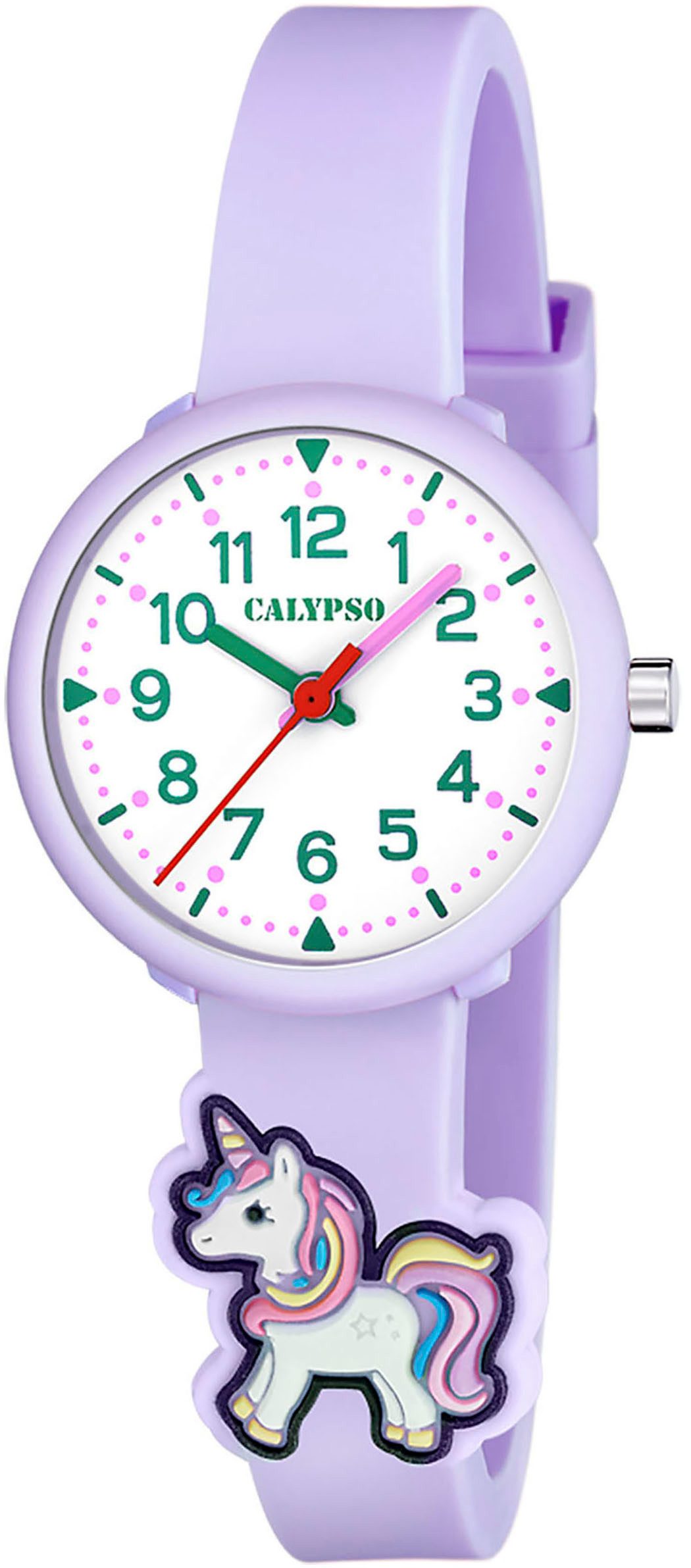 CALYPSO WATCHES Quarzuhr My First Watch K5844/4, Armbanduhr, Kinderuhr, Mädchen, analog, Einhorn