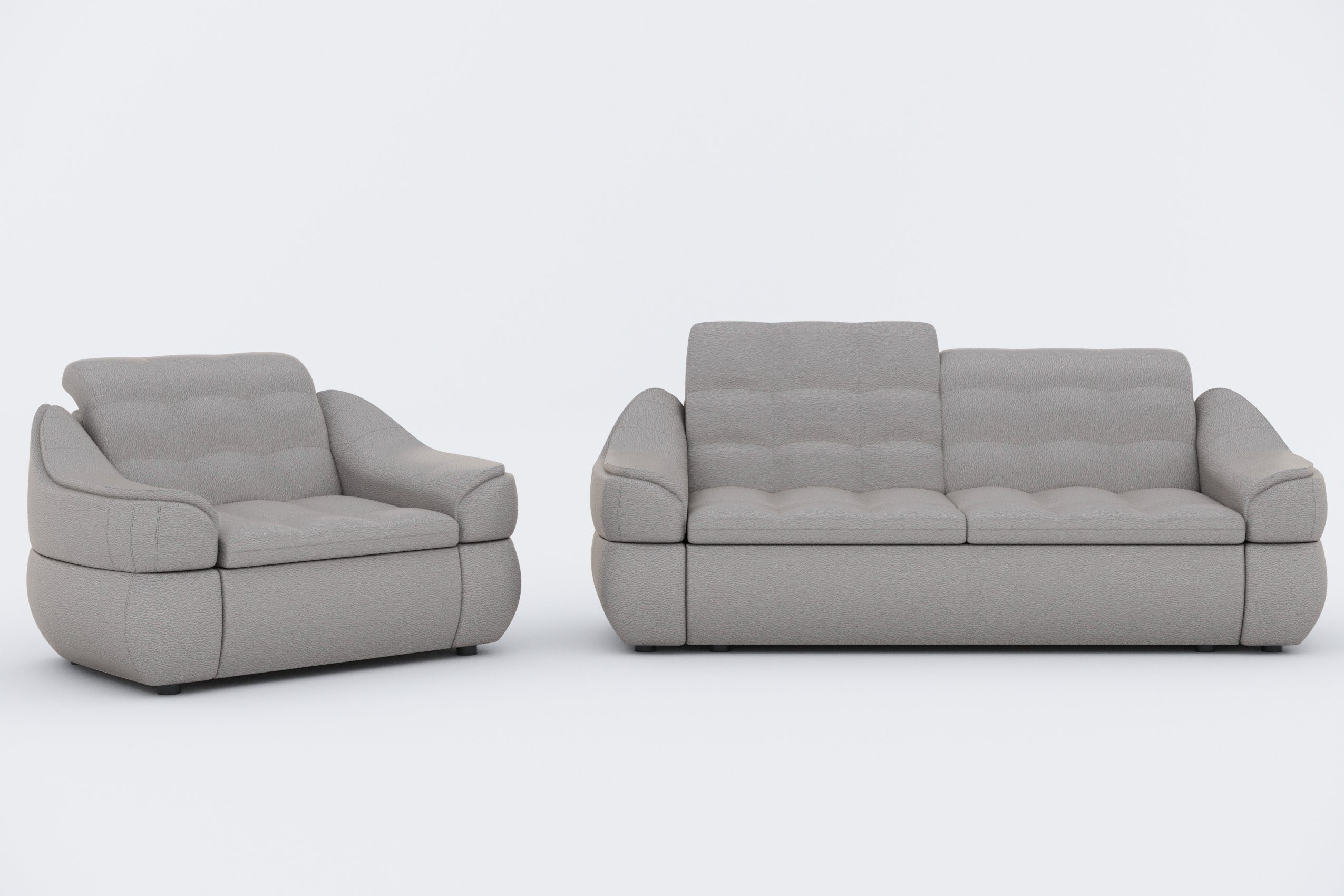 Alisa, 2-Sitzer aus Stylefy Europa made (Set Modern Polstergarnitur in (2-tlg), Sofa und Sessel, bestehend Design,