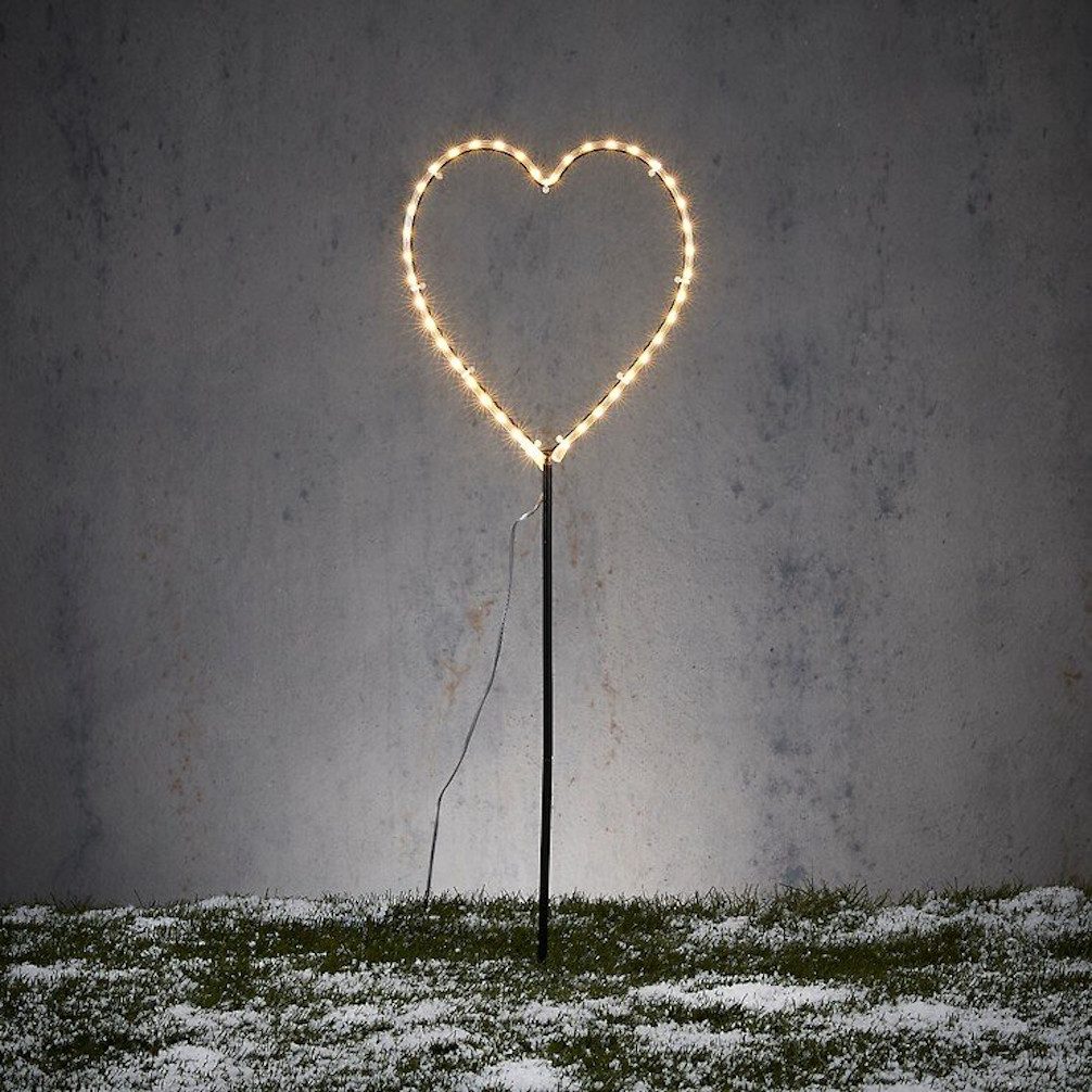 edelman LED Dekolicht Luca Lighting Gartenstecker Metallstab schwarz, LED f günstig online kaufen