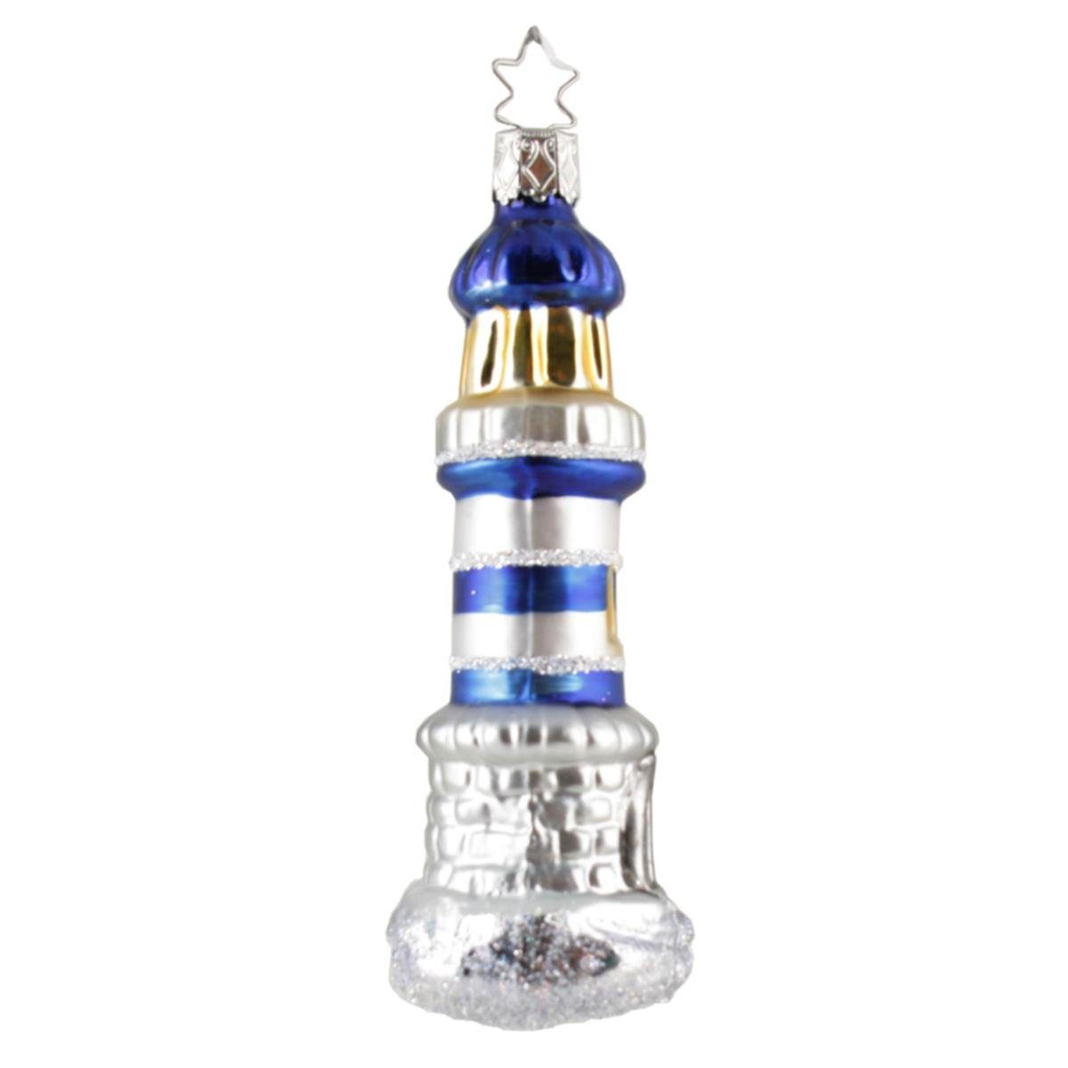 Christbaumschmuck INGE-GLAS® Leuchtturm (1-tlg) INGE-GLAS® Weihnachts-Hänger