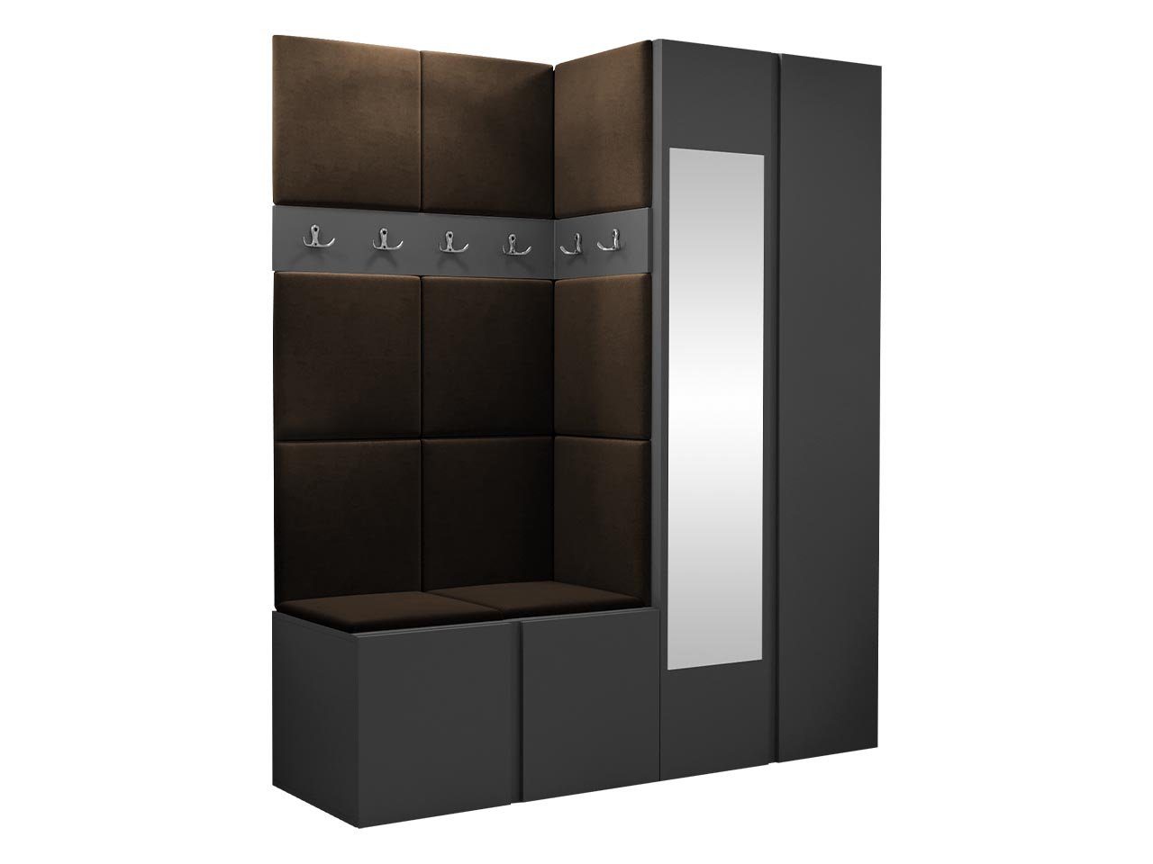 MIRJAN24 Garderoben-Set Orion XII, (Komplett-Set, Schrank, günstig online kaufen