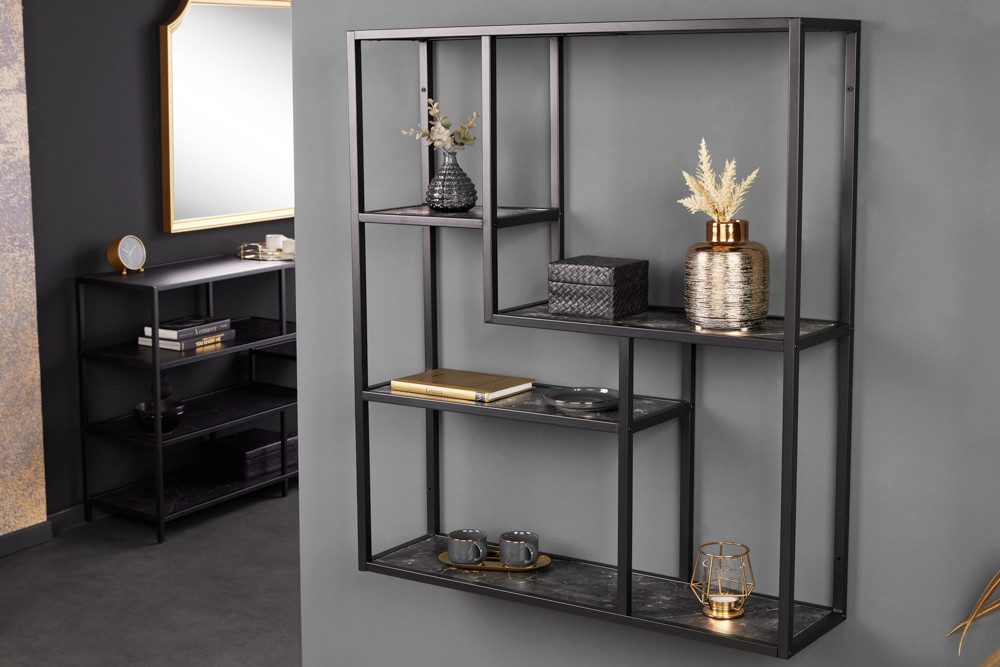 riess-ambiente Wandregal SLIM LINE 95cm, anthrazit/schwarz