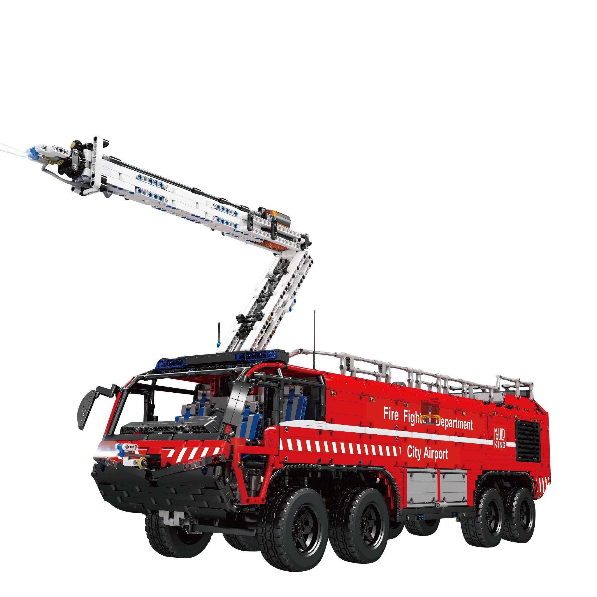 Mould King 19004 - Flughafen Feuerwehr (Mould King) Klemmbausteine Spielbausteine, (6653 St)