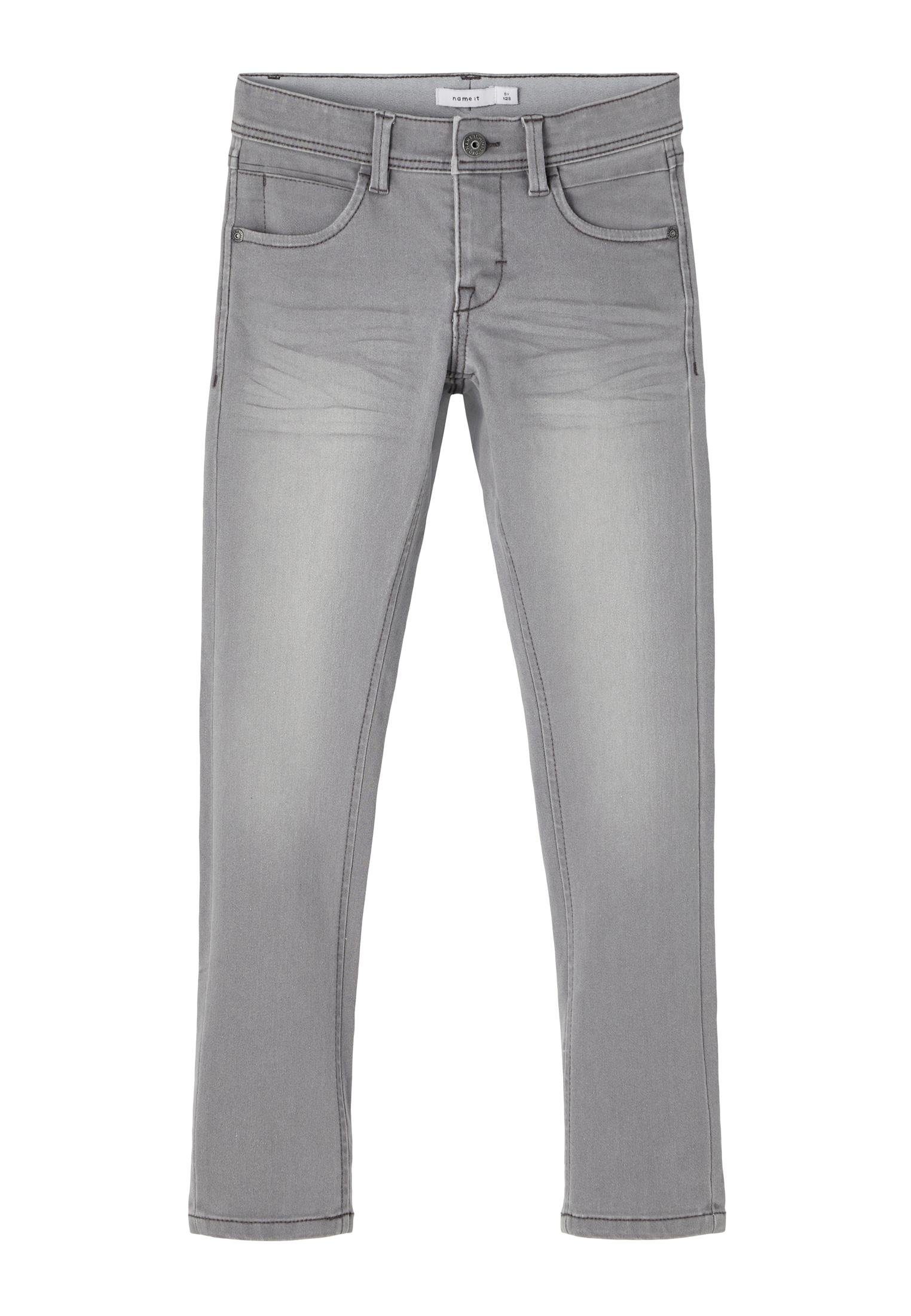 JEANS Name XSLIM 2002-TX It NKMSILAS denim Skinny-fit-Jeans medium grey