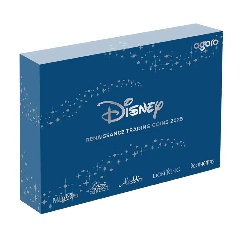 Disney Sammelkarte Agoro Renaissance Trading Coins Disney 2025 - Limitierte Sammelmünze